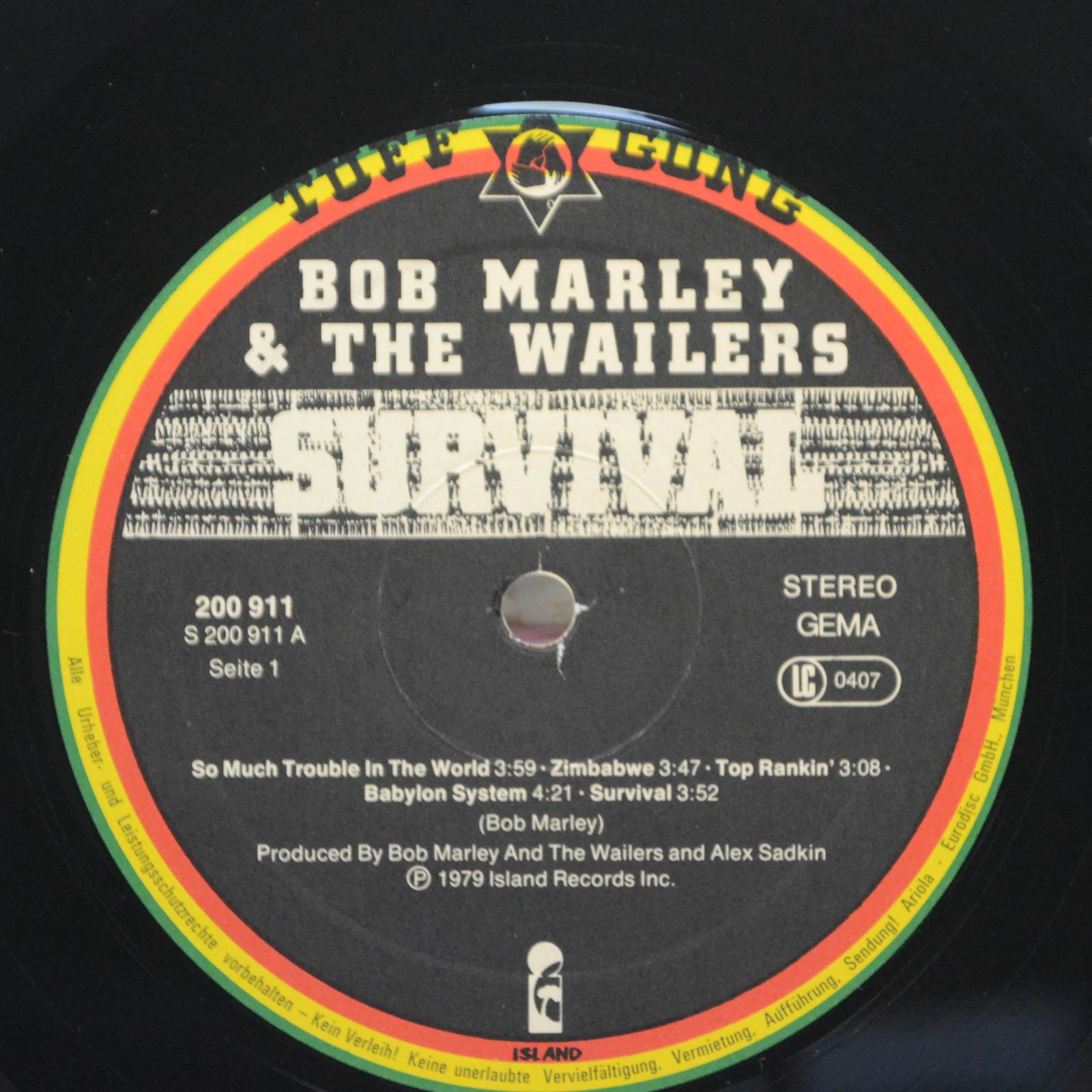 Bob Marley & The Wailers — Survival, 1979