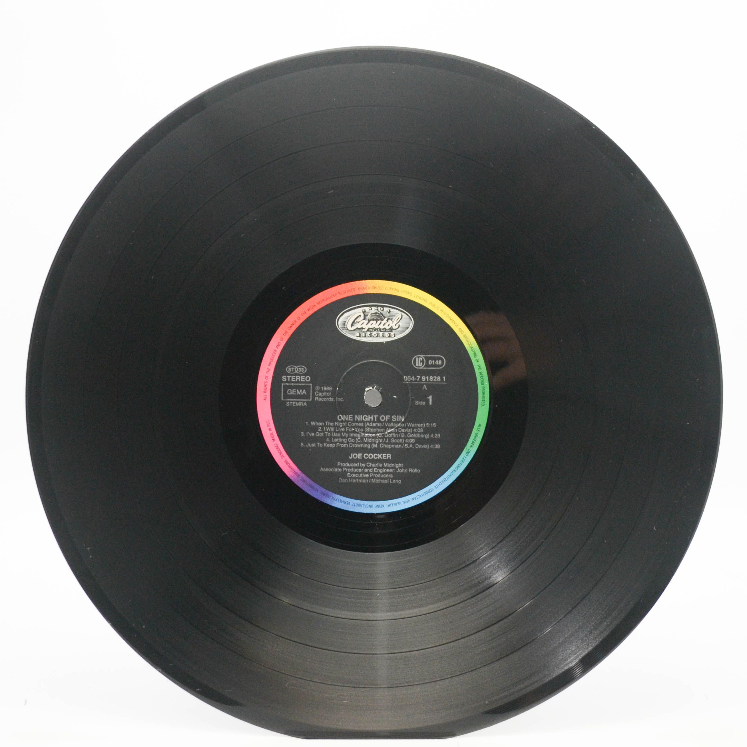 Joe Cocker — One Night Of Sin, 1989