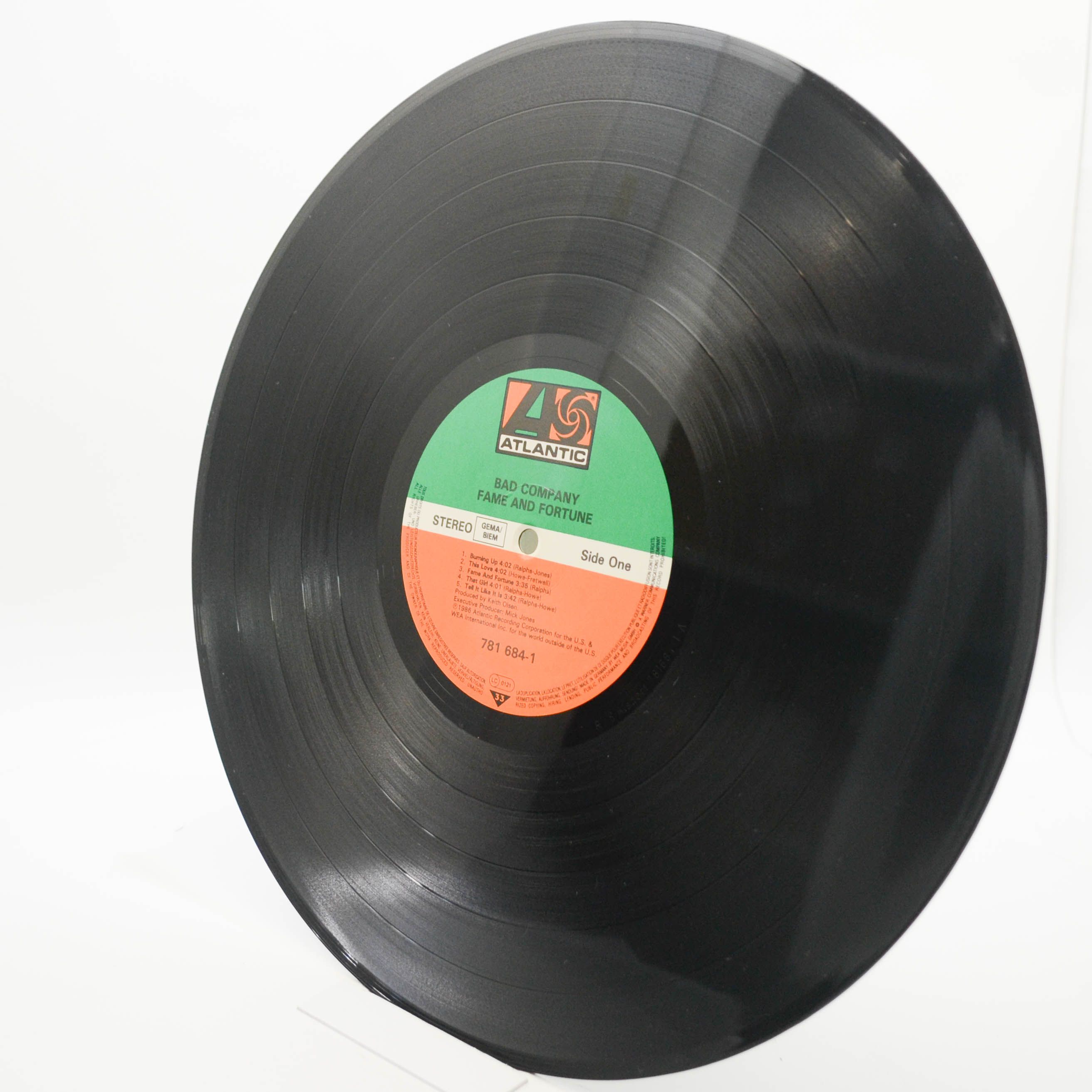 Bad Company — Fame And Fortune, 1986