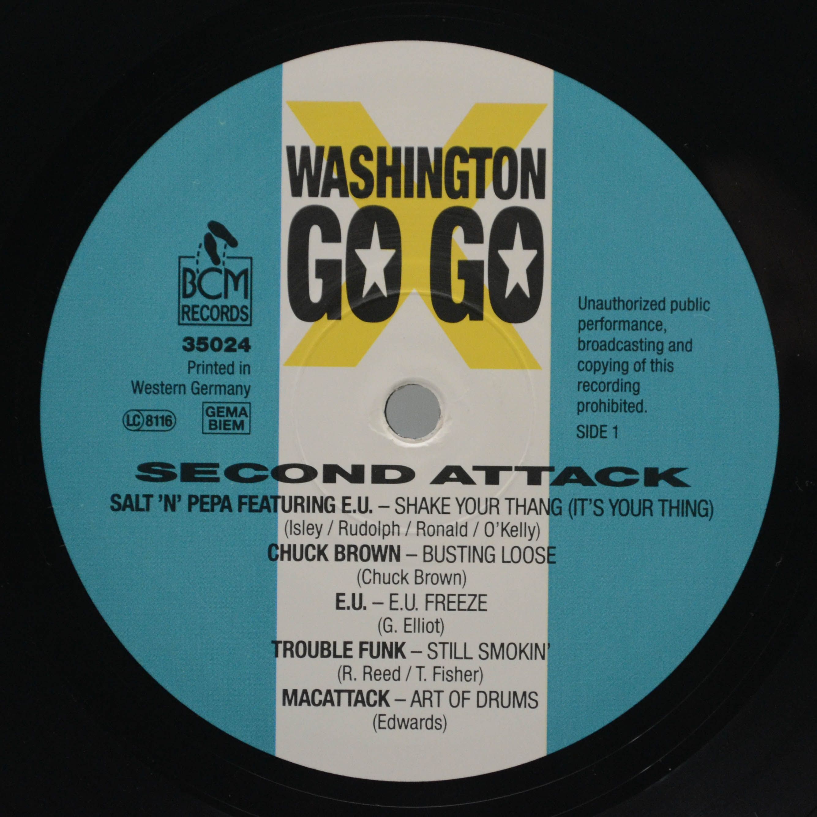Various — Washington Go Go Sound Attack (2LP), 1988