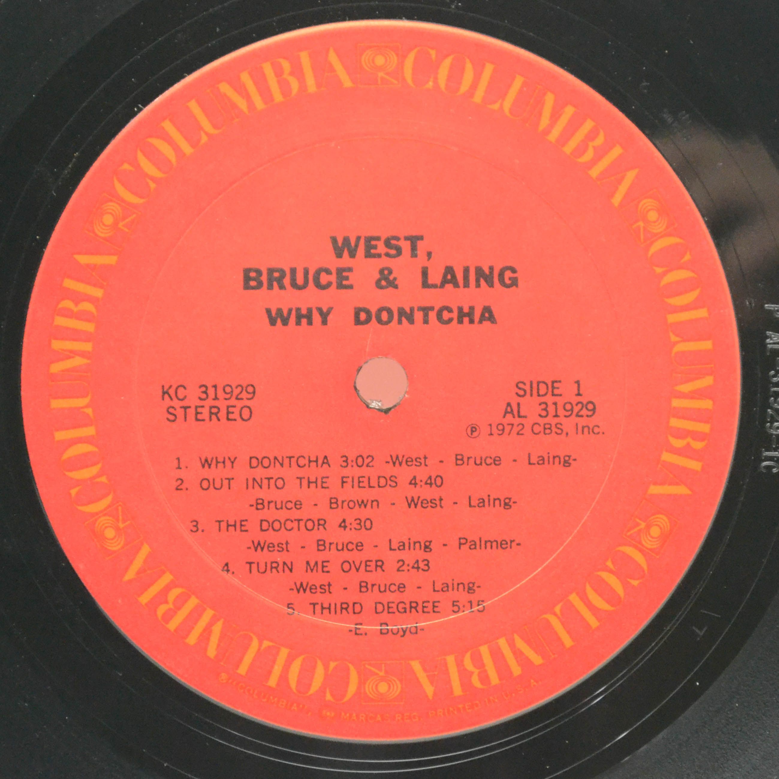 West, Bruce & Laing — Why Dontcha (USA), 1972