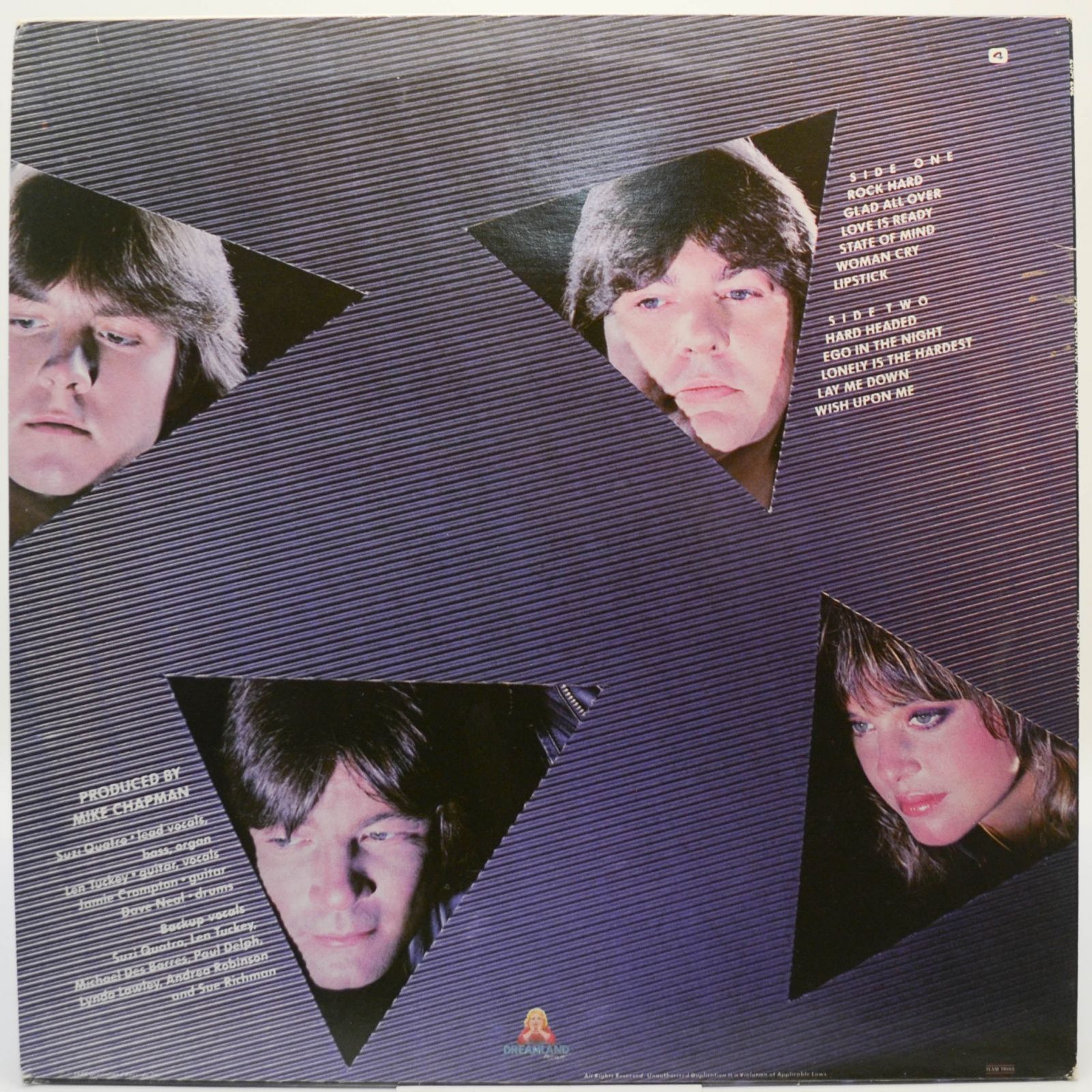 Suzi Quatro — Rock Hard, 1980