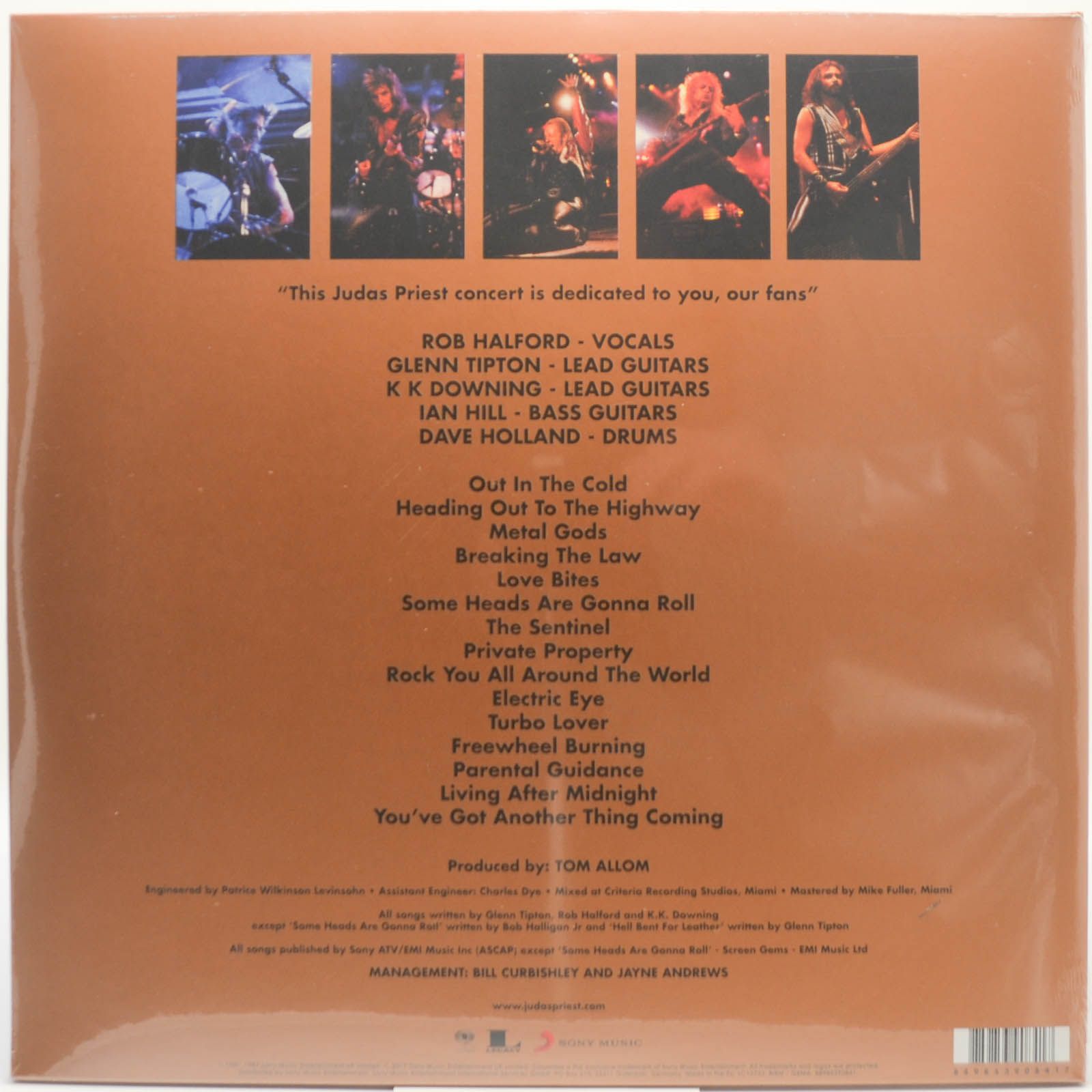 Judas Priest — Priest...Live! (2LP), 1987