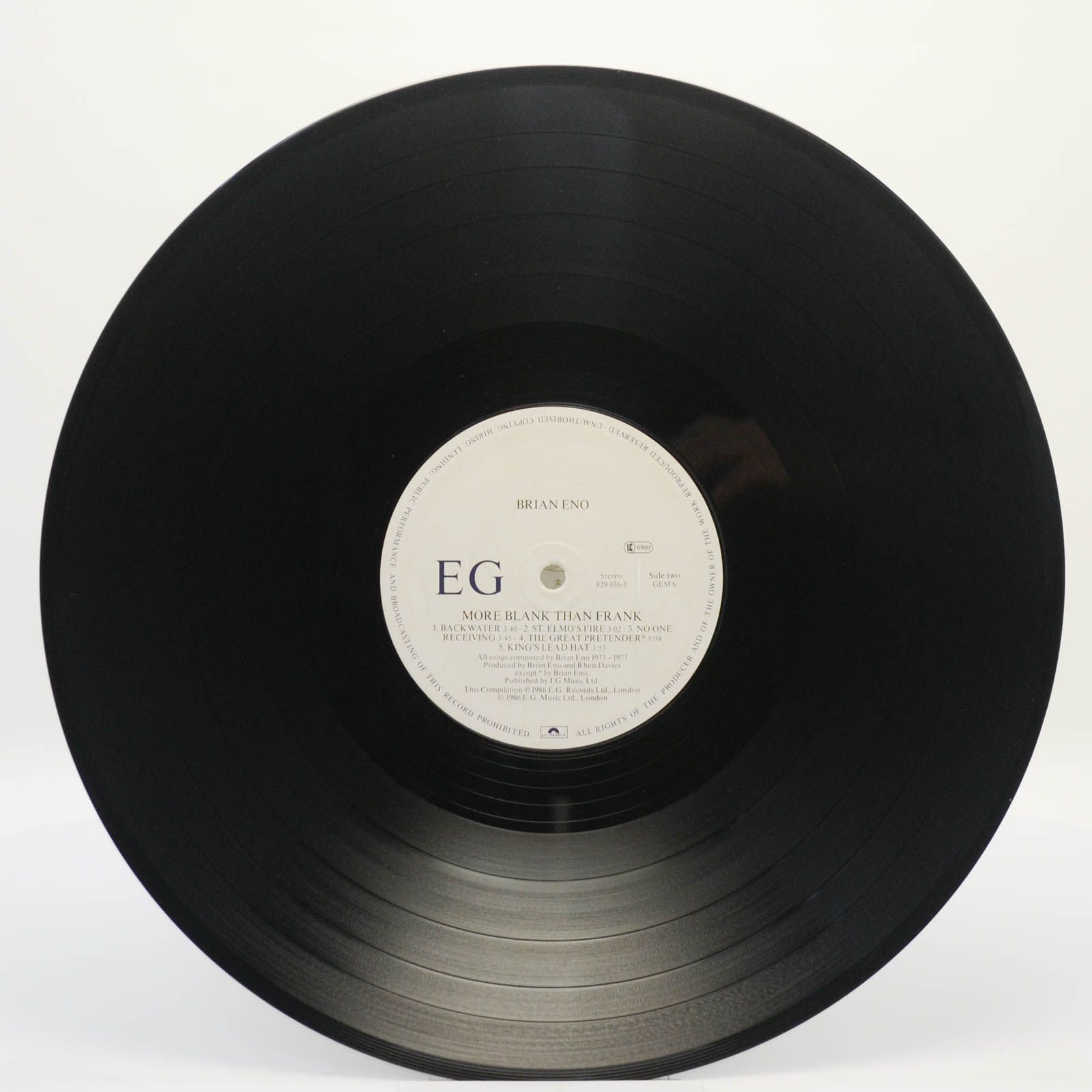 Eno — More Blank Than Frank, 1986