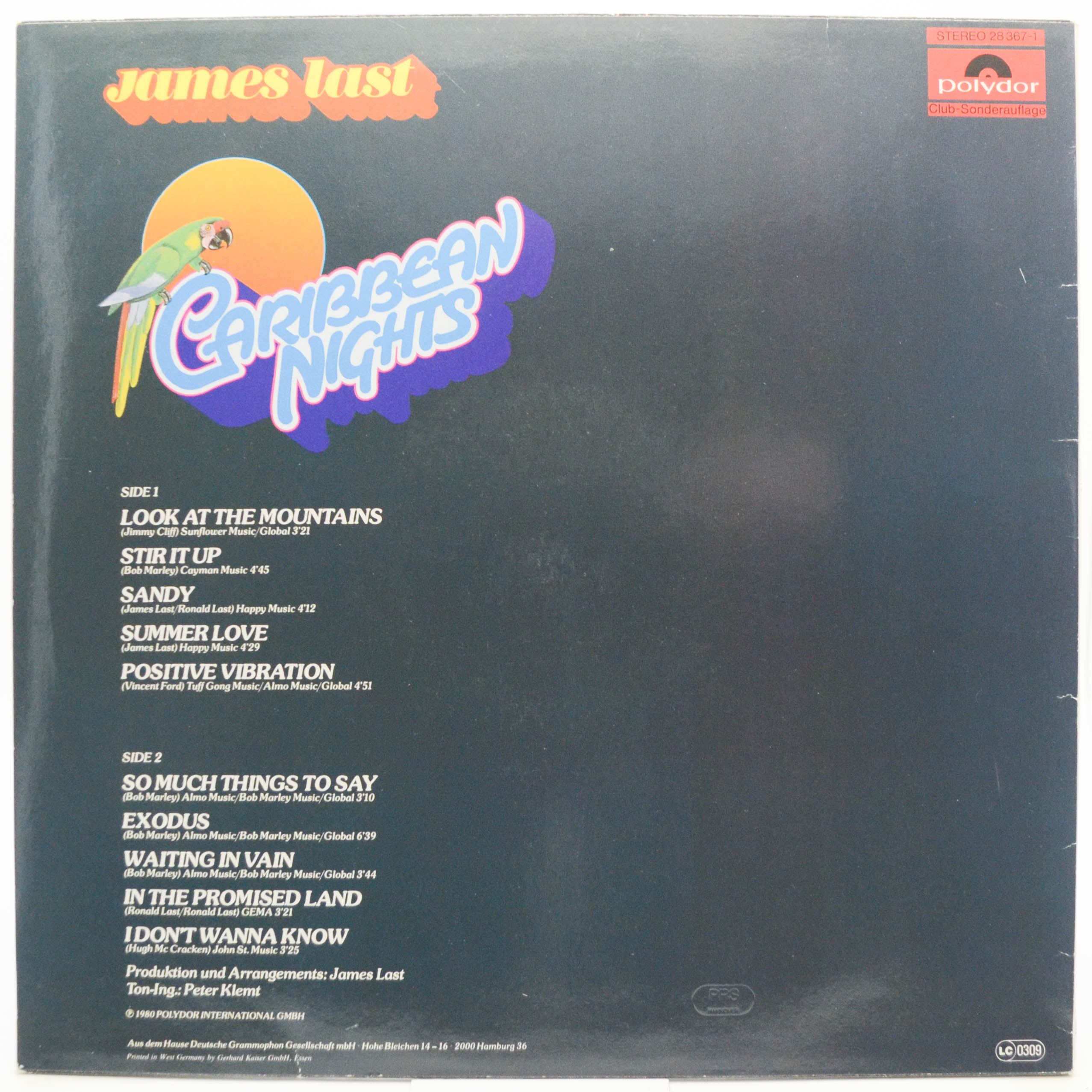 James Last — Caribbean Nights, 1980