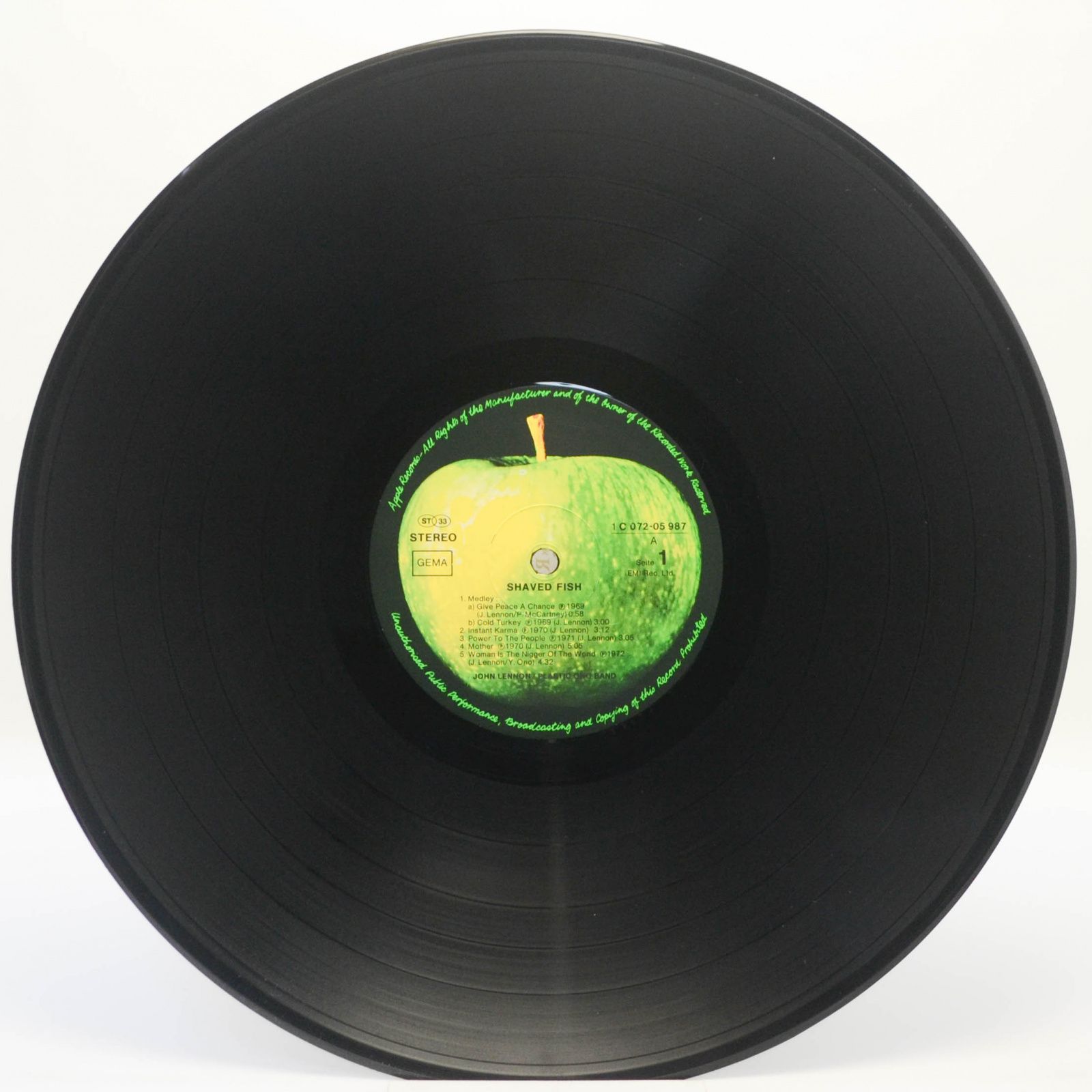 Lennon & The Plastic Ono Band — Shaved Fish, 1975