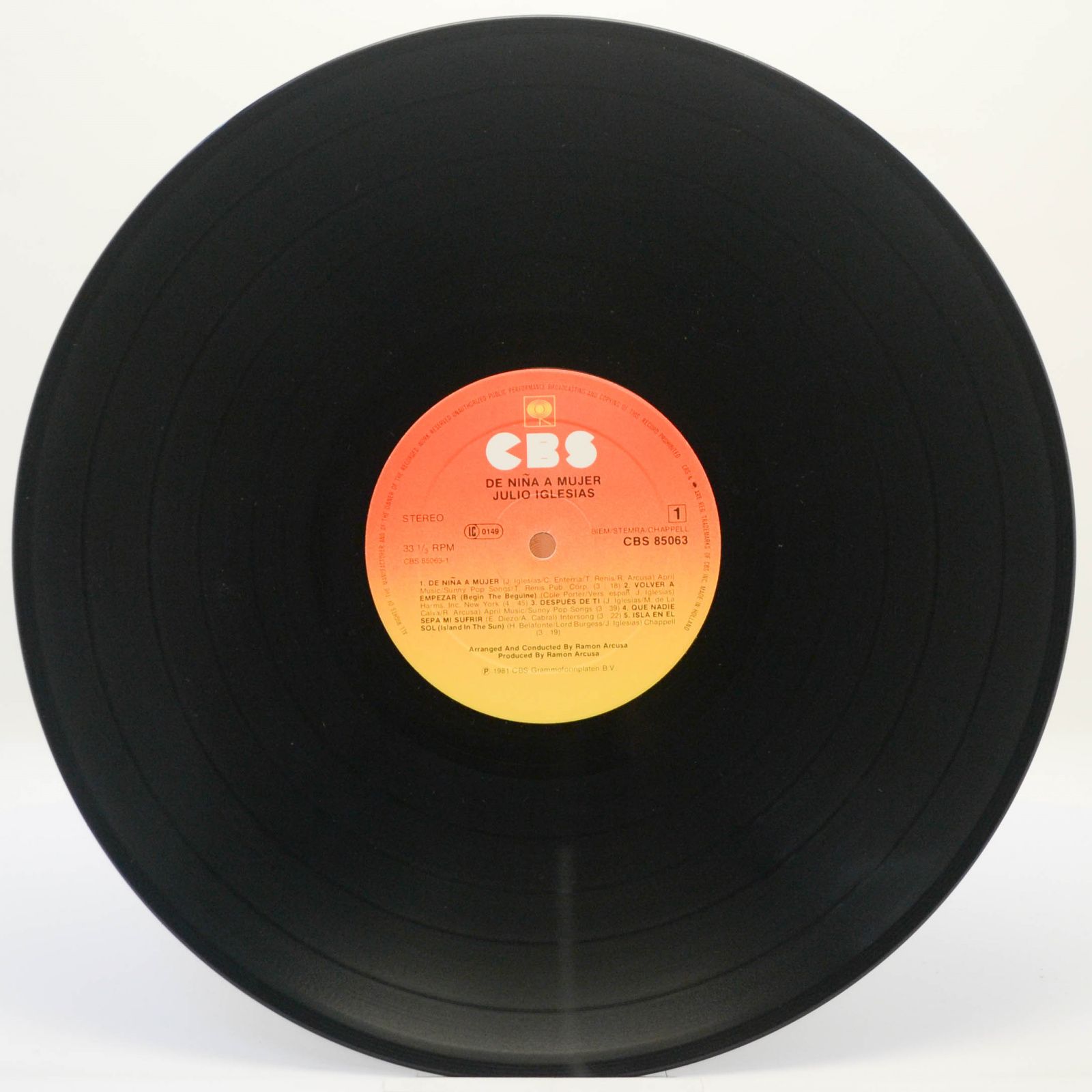 Julio Iglesias — De Niña A Mujer, 1981