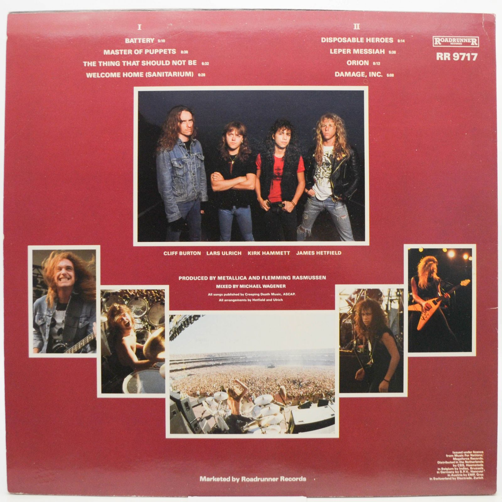 Metallica — Master Of Puppets, 1986