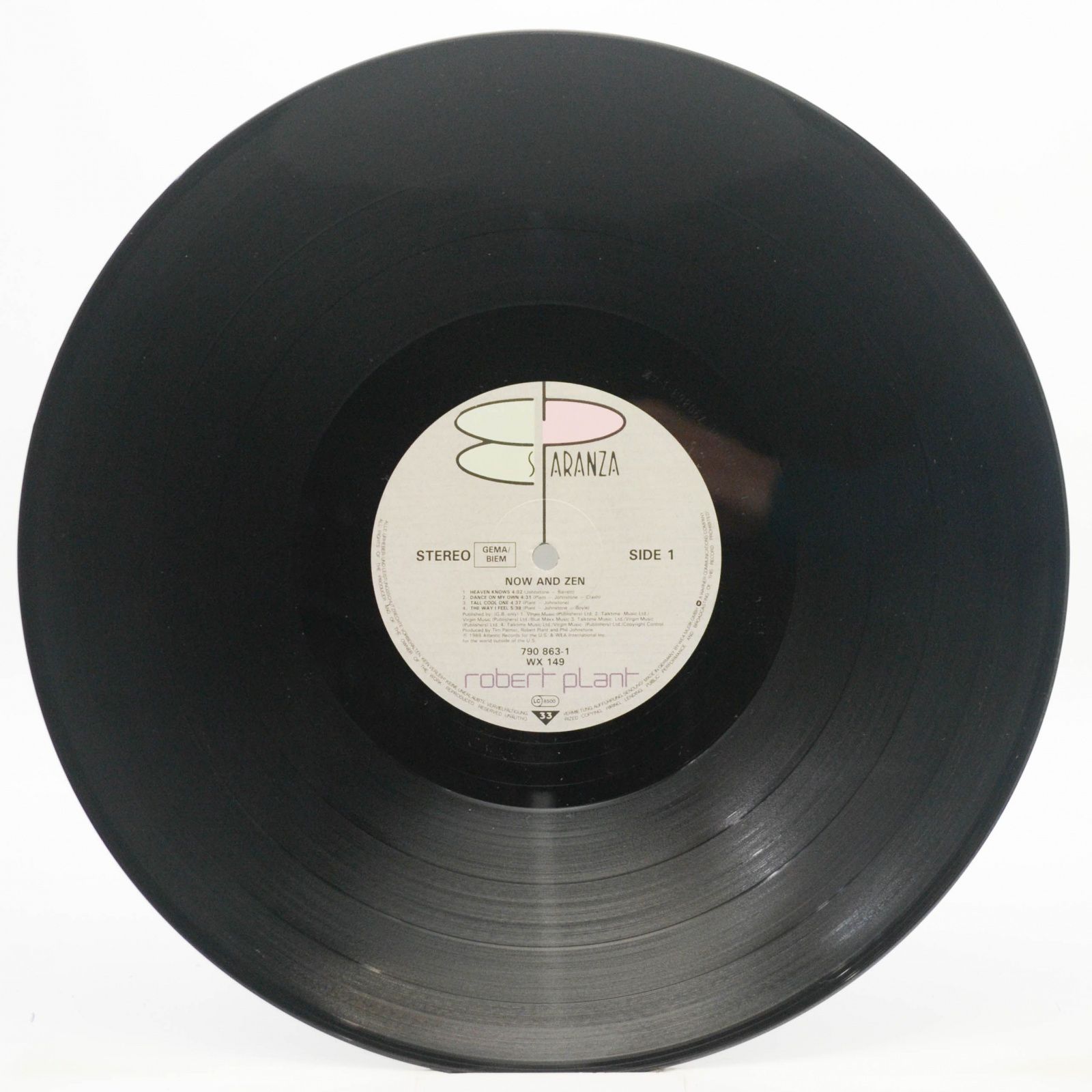 Robert Plant — Now And Zen, 1988