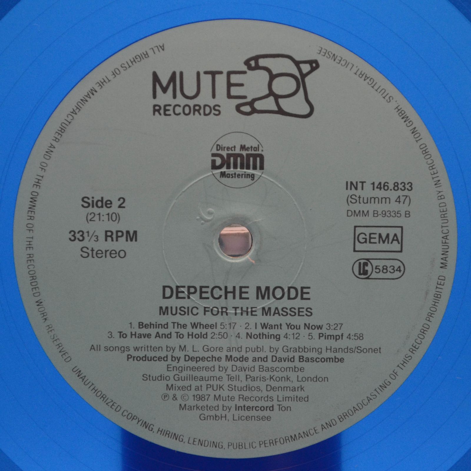 Depeche Mode — Music For The Masses, 1990