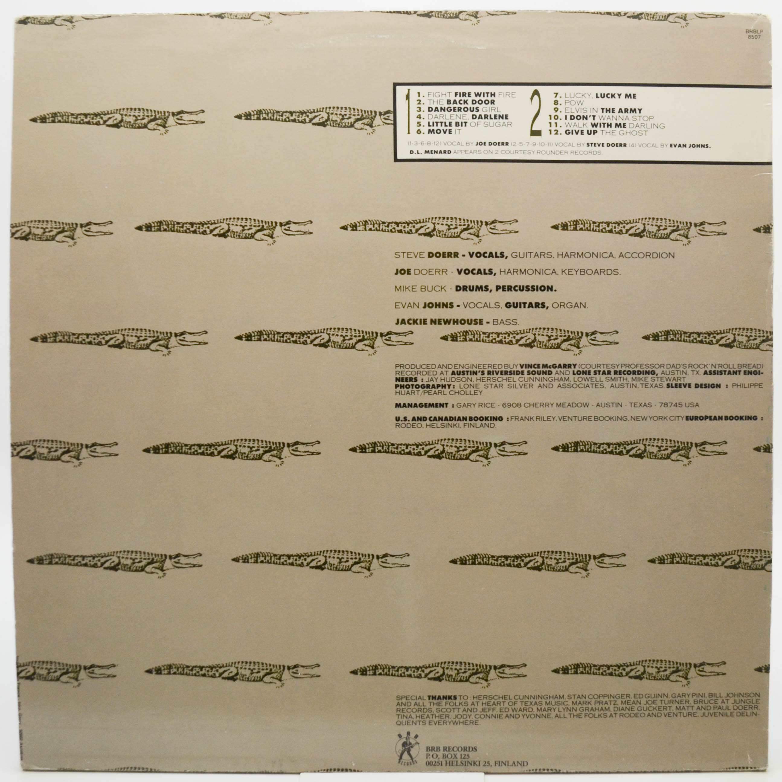 Leroi Brothers — Lucky Lucky Me, 1985