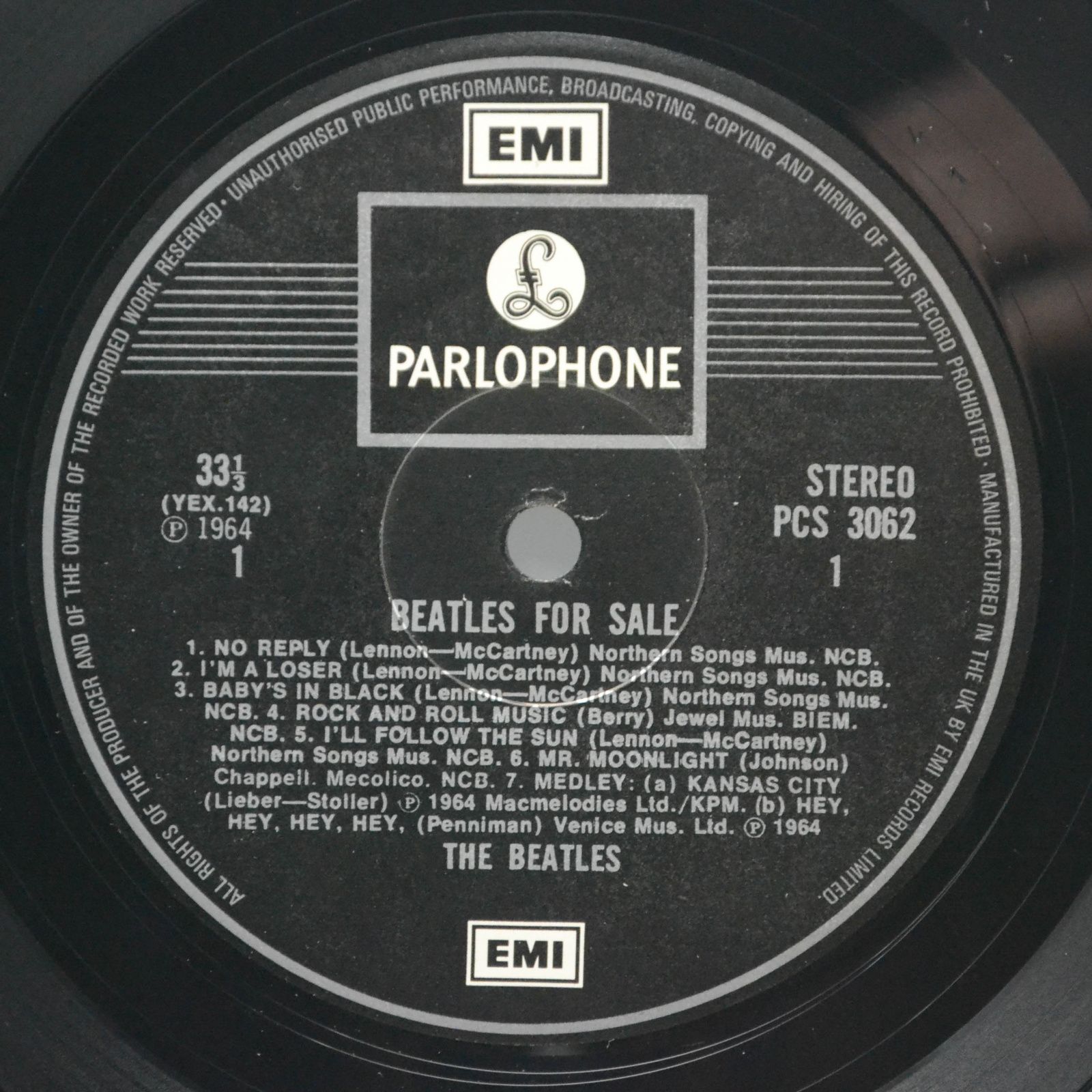 Beatles — Beatles For Sale (UK), 1964