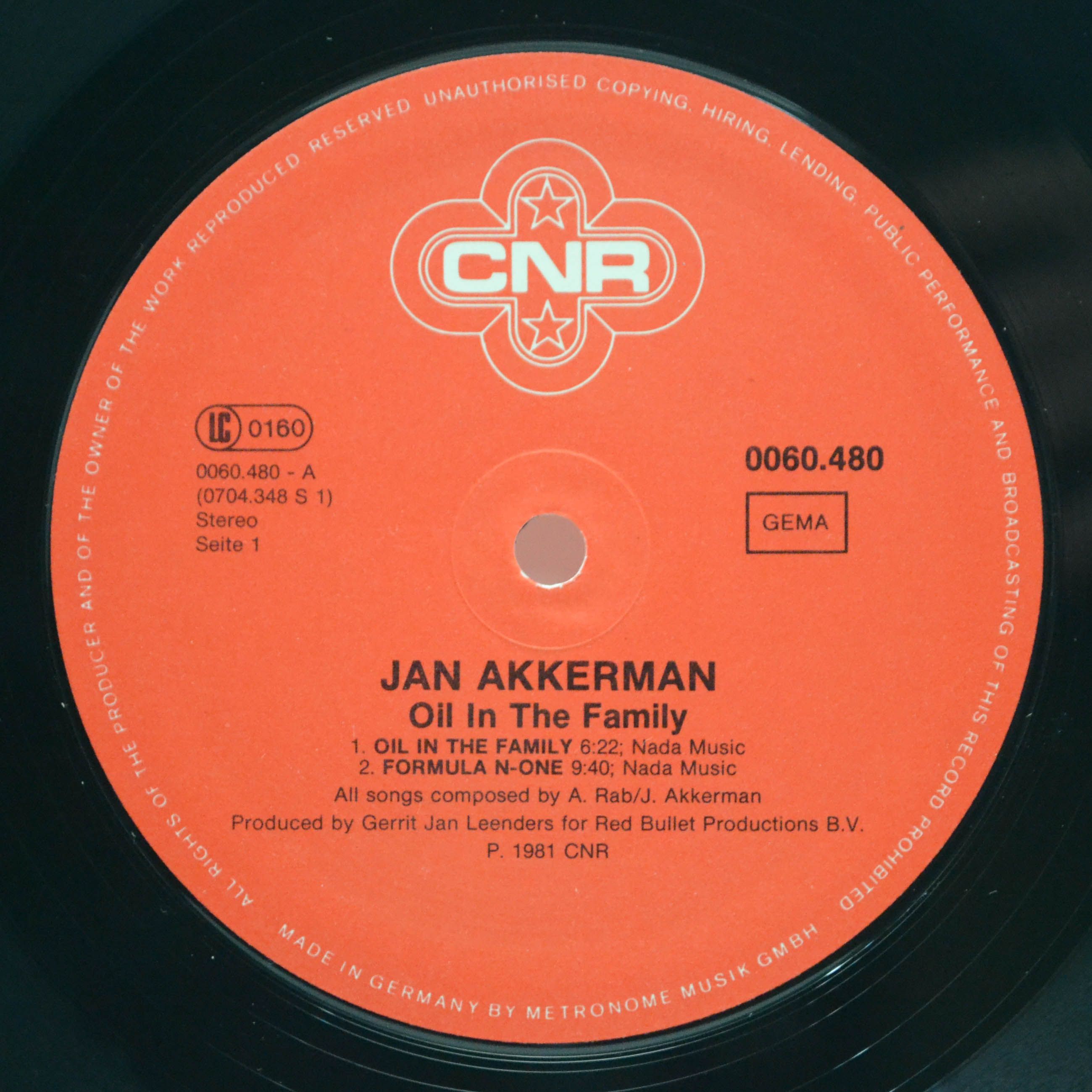 Jan Akkerman — Oil In The Family, 1981