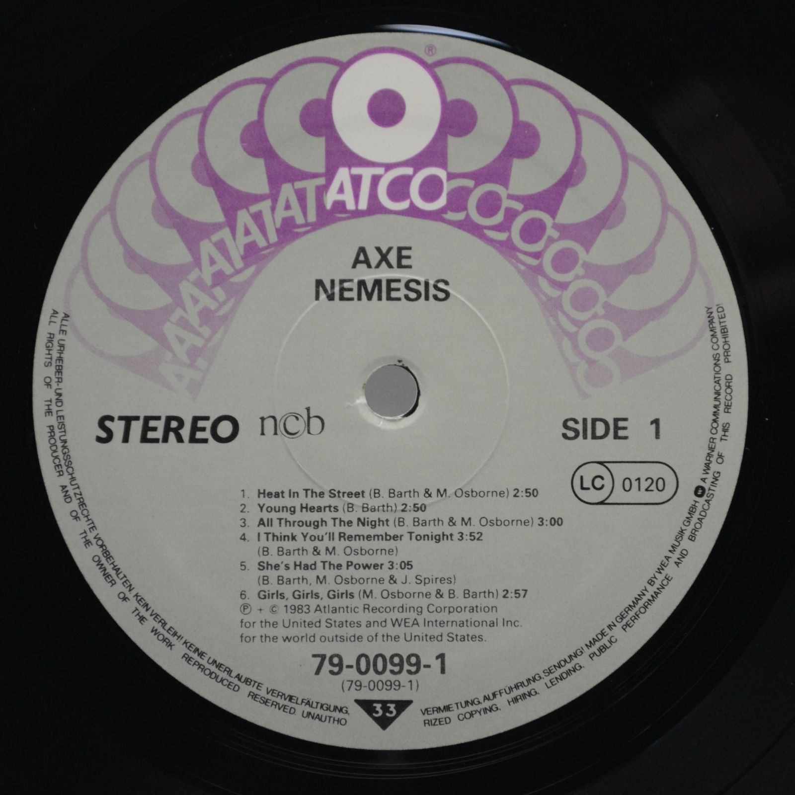 Axe — Nemesis, 1983