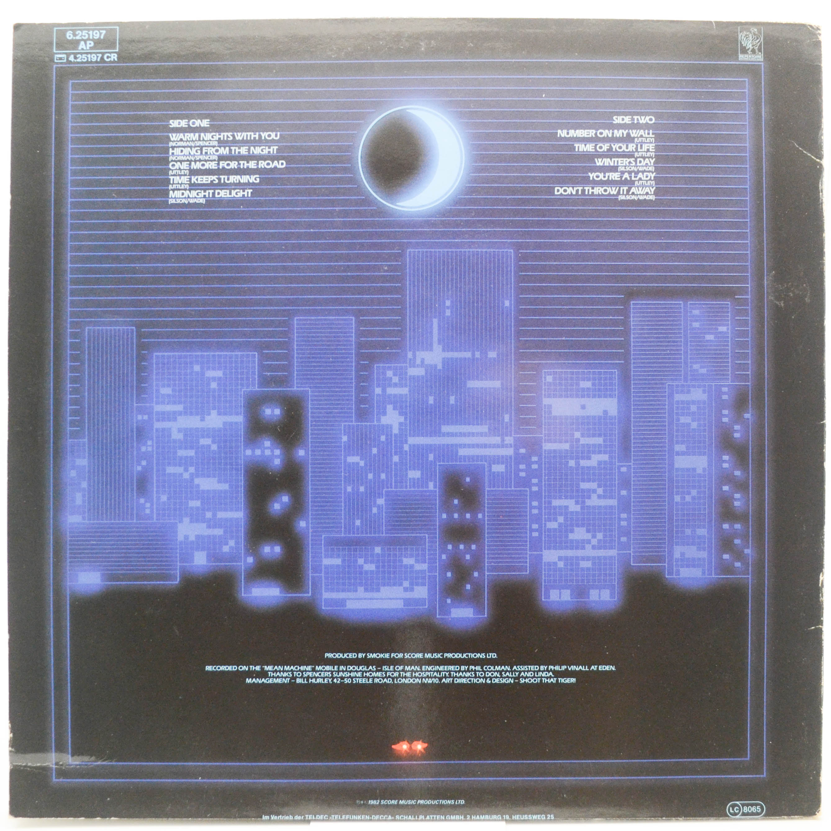 Smokie — Midnight Delight, 1982