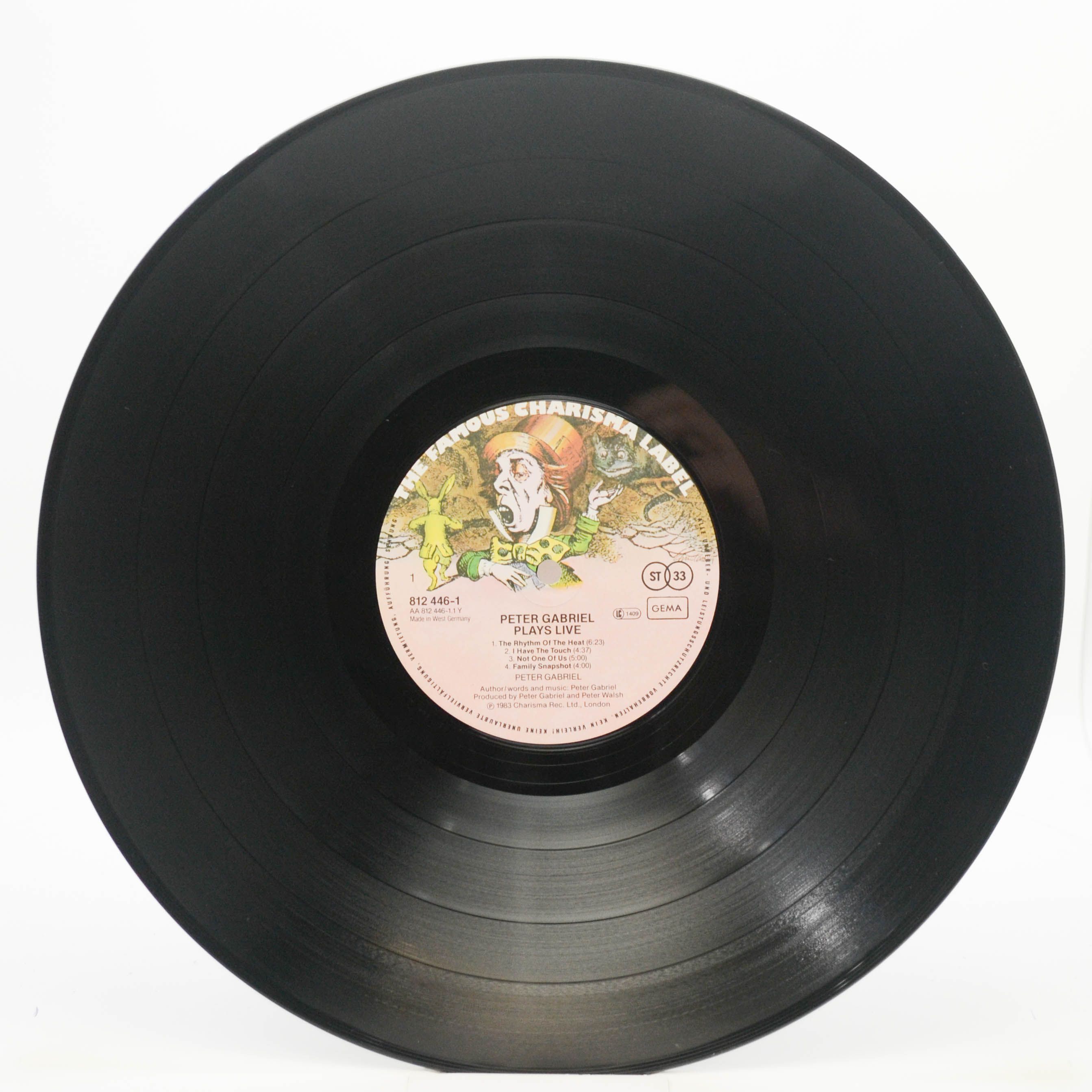 Peter Gabriel — Plays Live (2LP), 1983