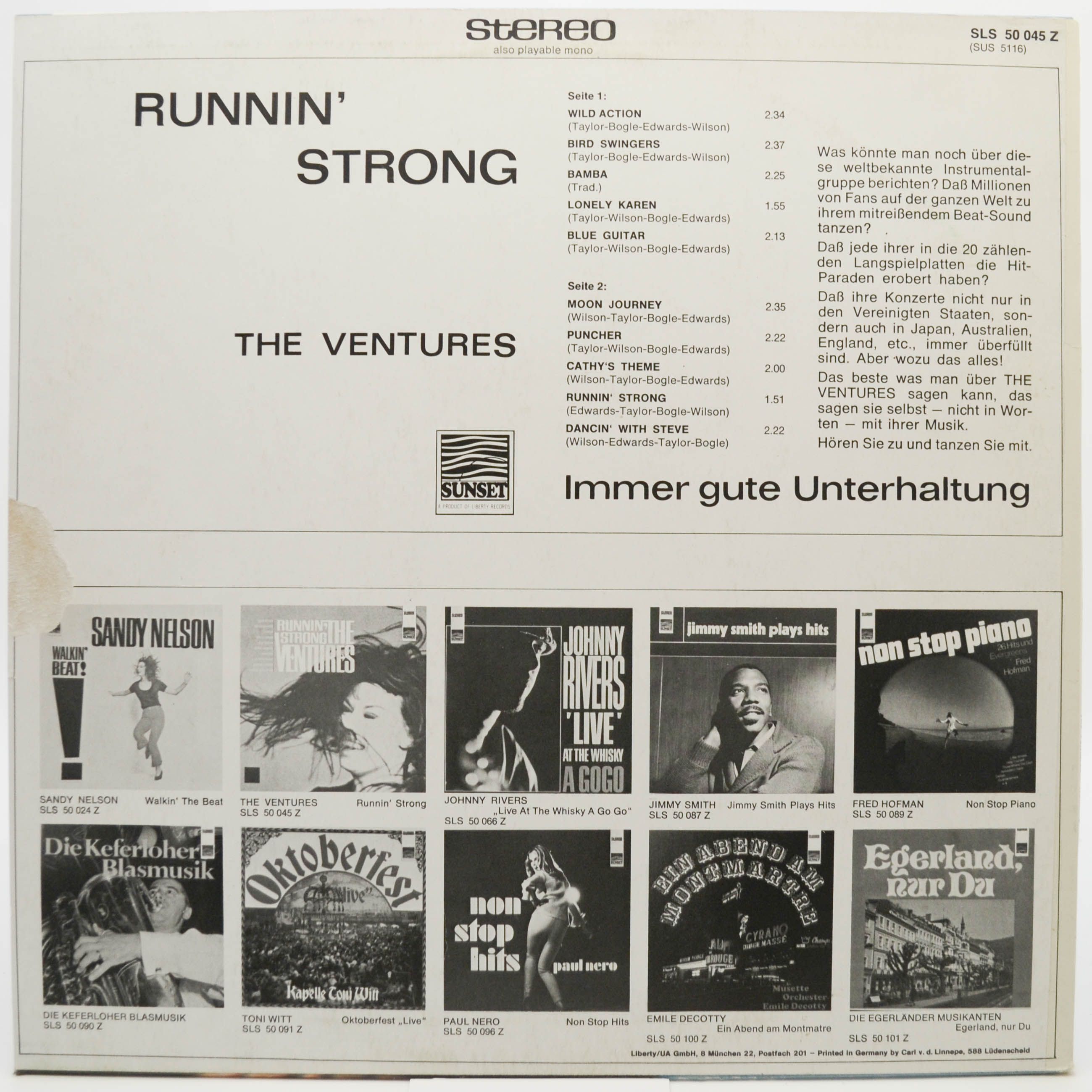 Ventures — Runnin’ Strong, 1966