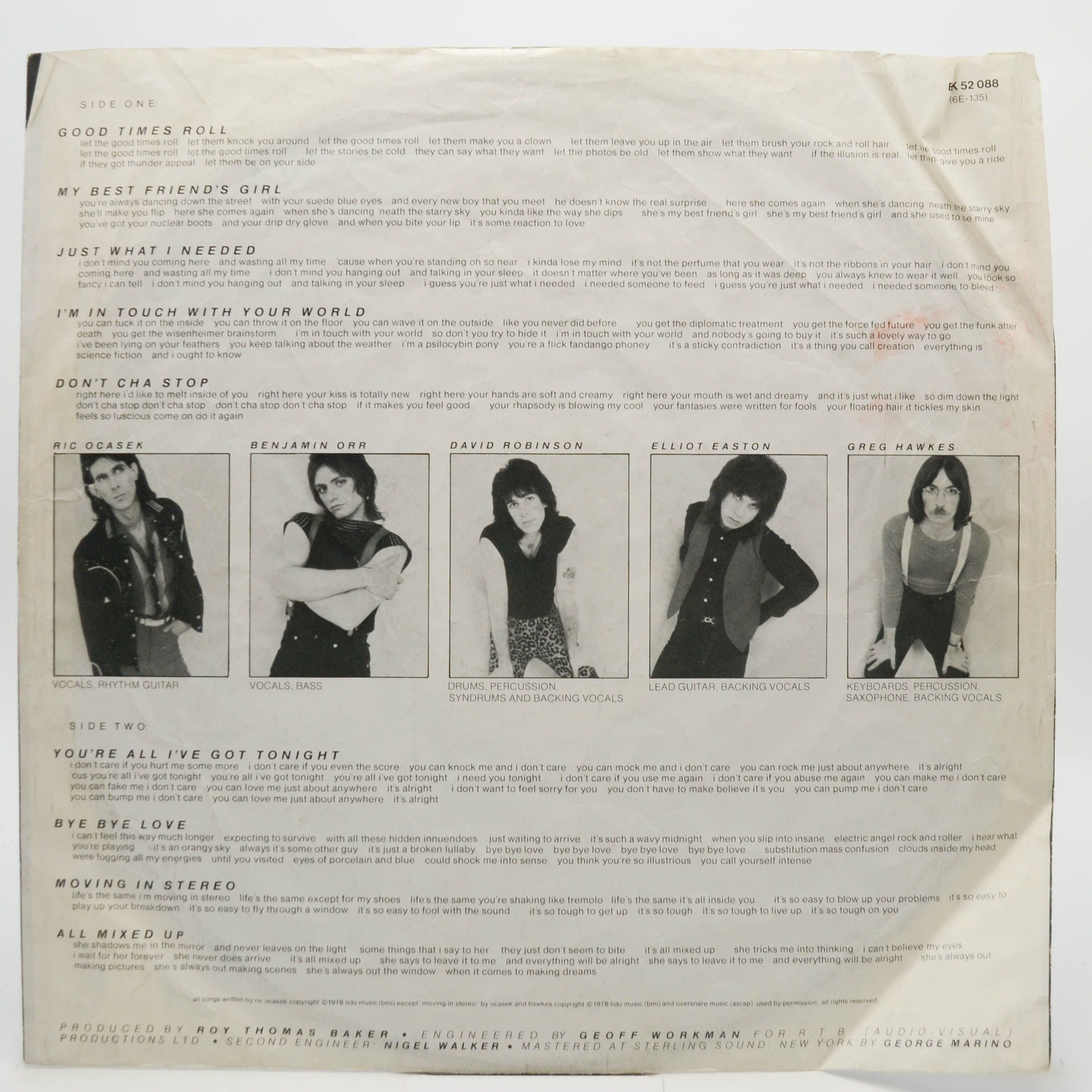 Cars — The Cars, 1978