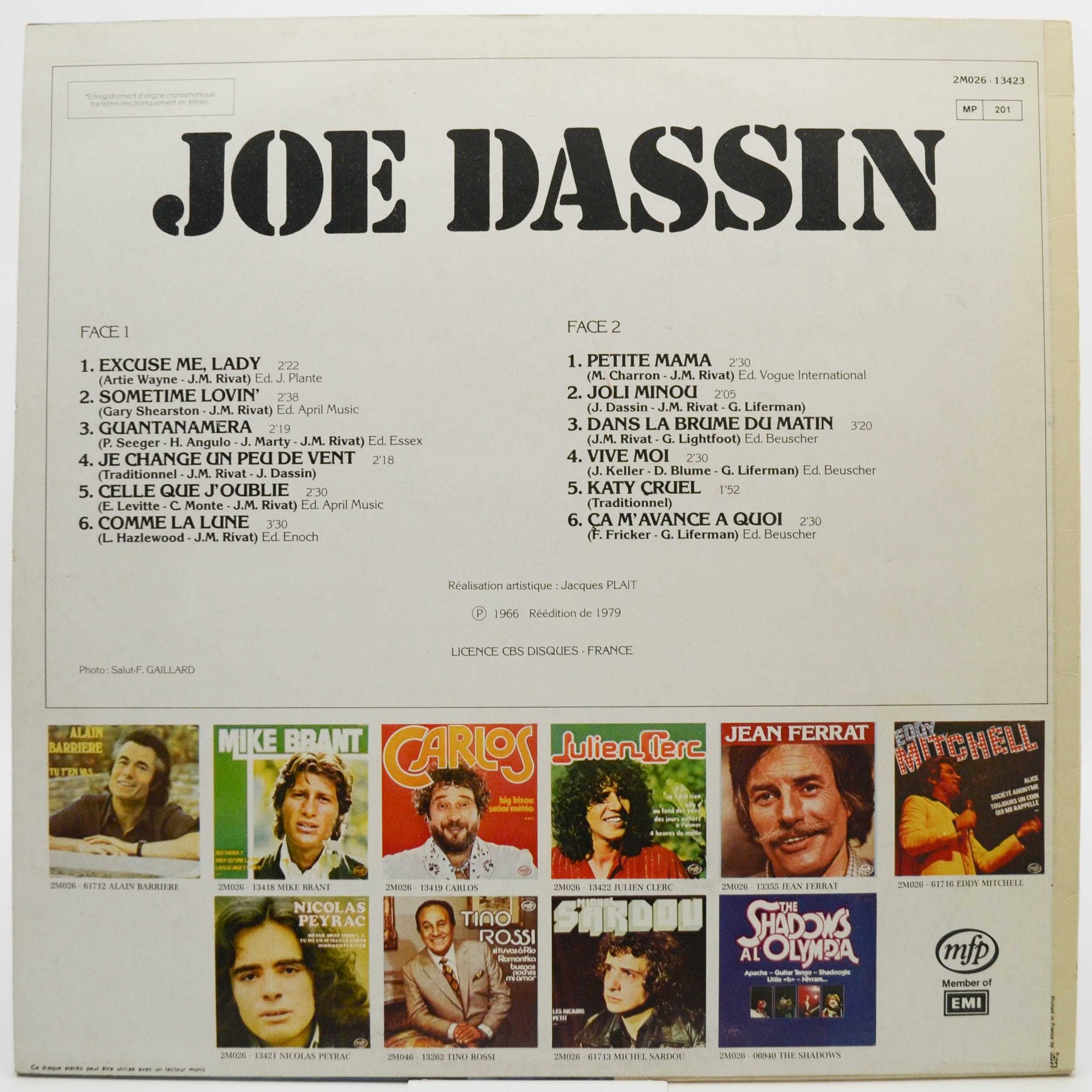 Joe Dassin — Joe Dassin (France), 1979
