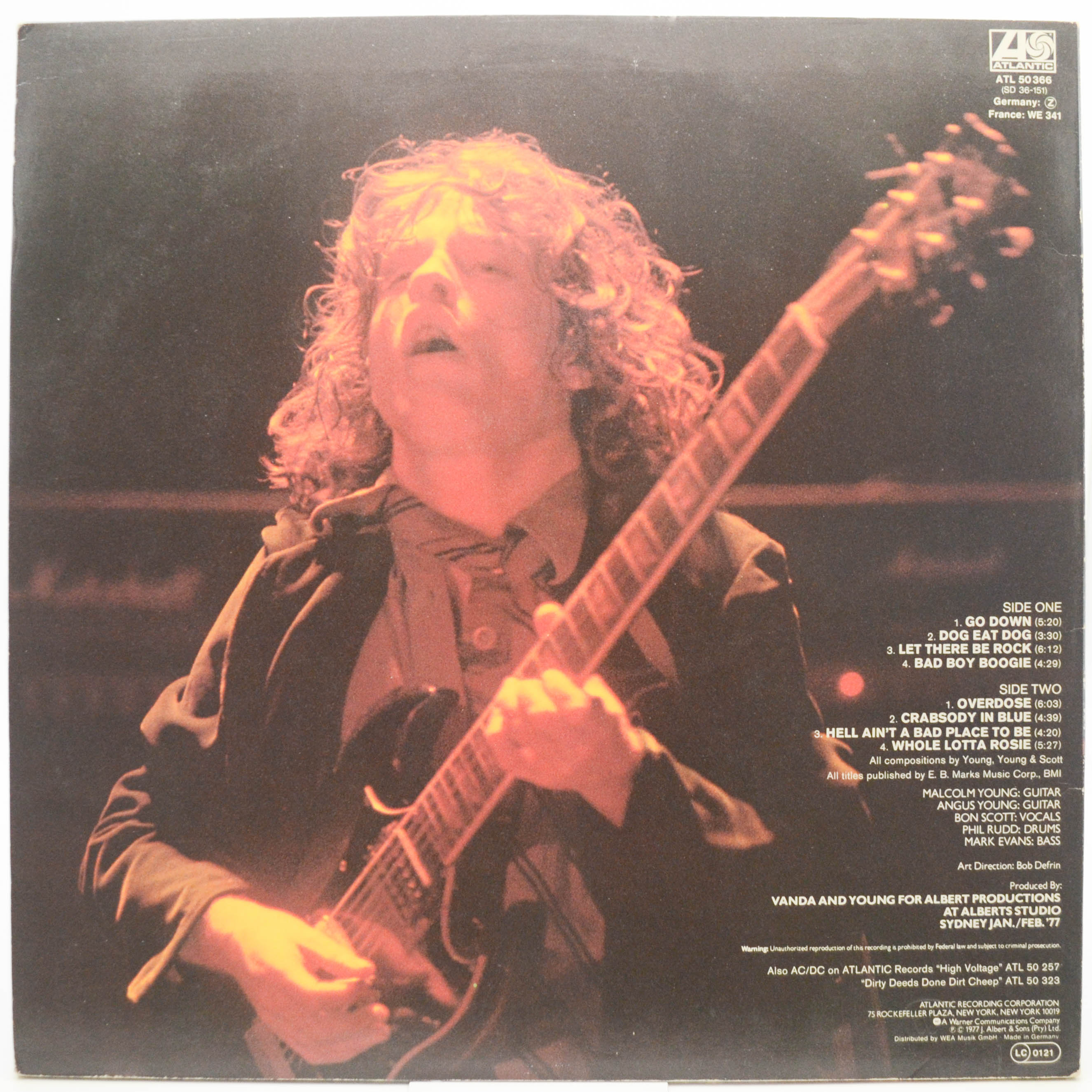 AC/DC — Let There Be Rock, 1977