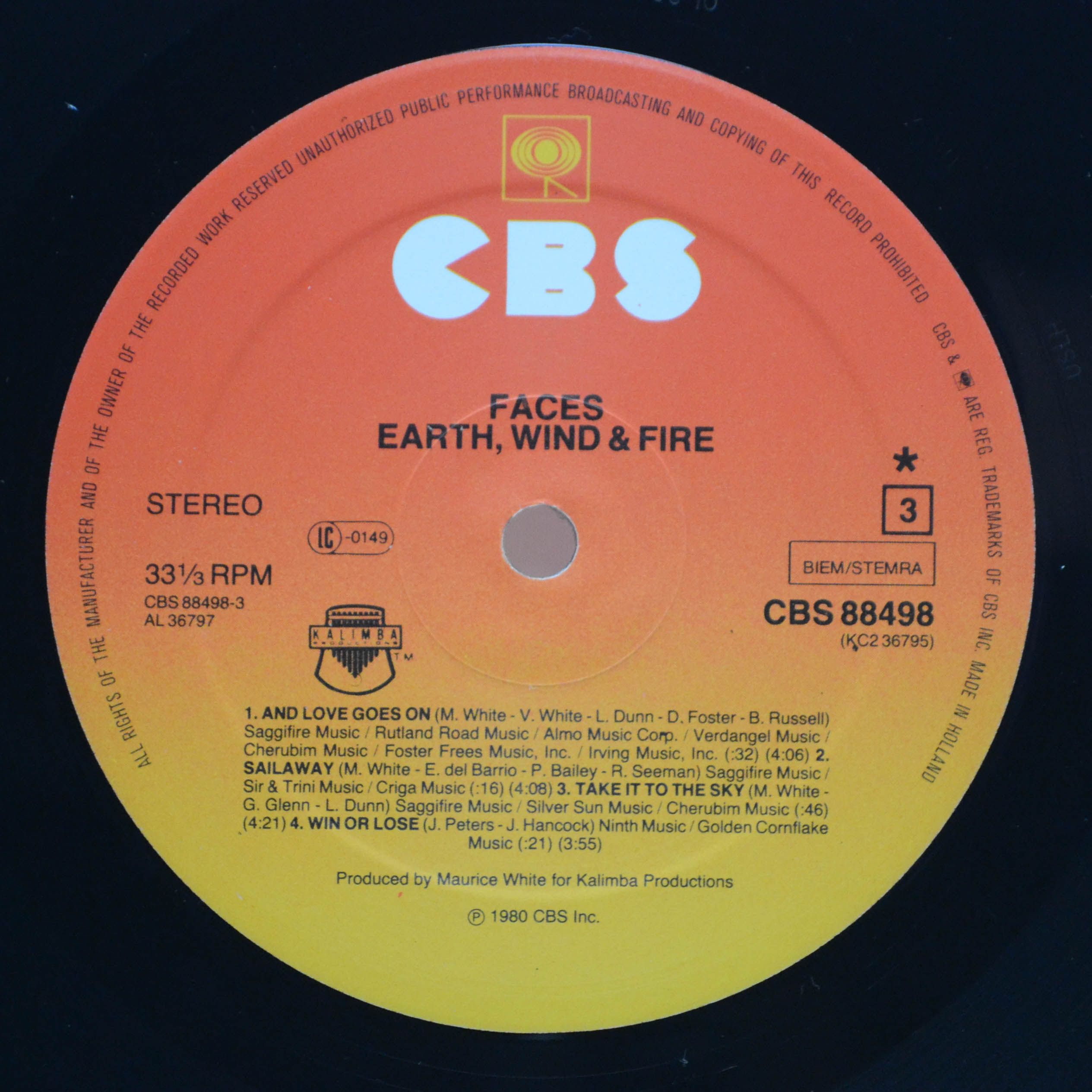 Earth Wind & Fire — Faces (2LP), 1980