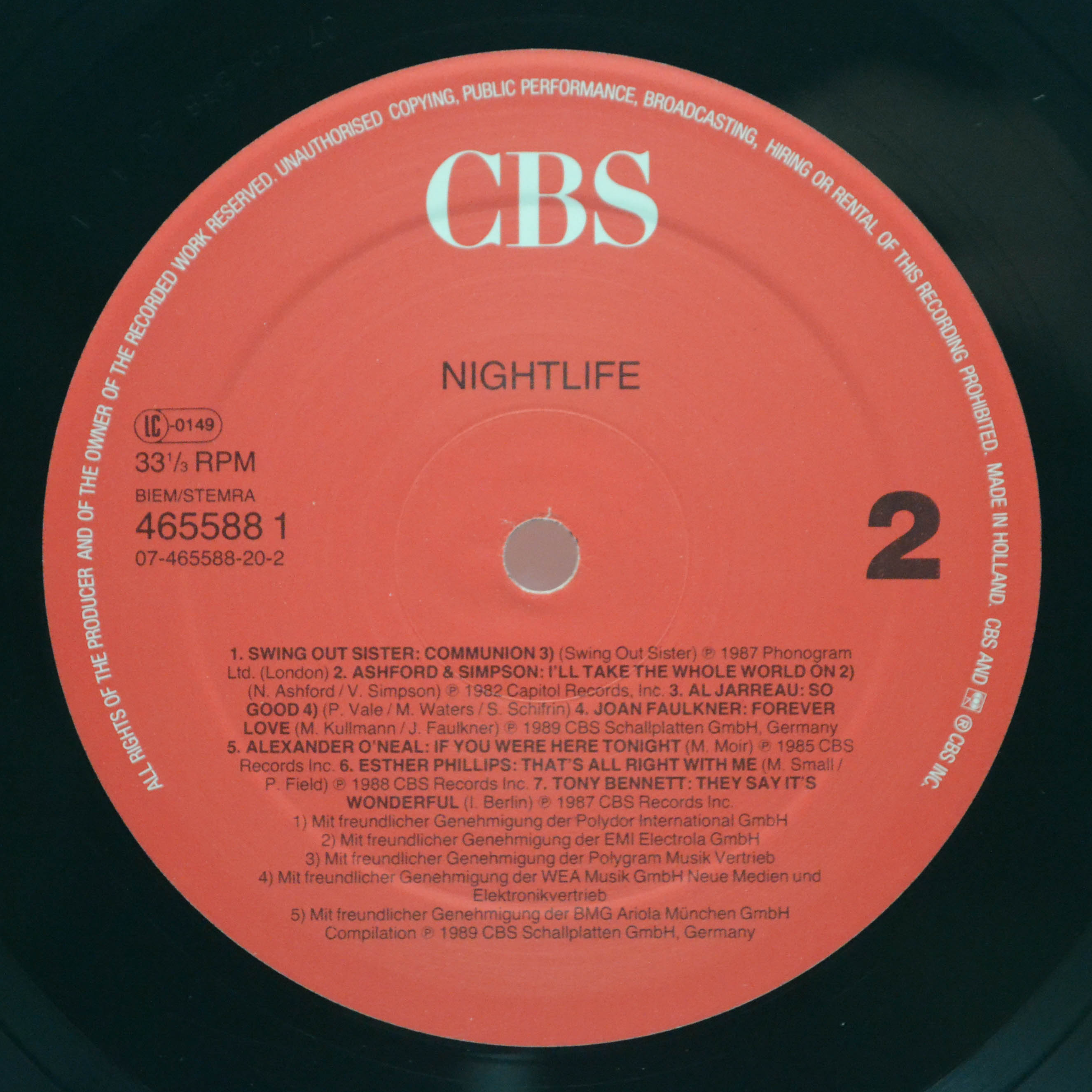 Various — Nightlife, 1989