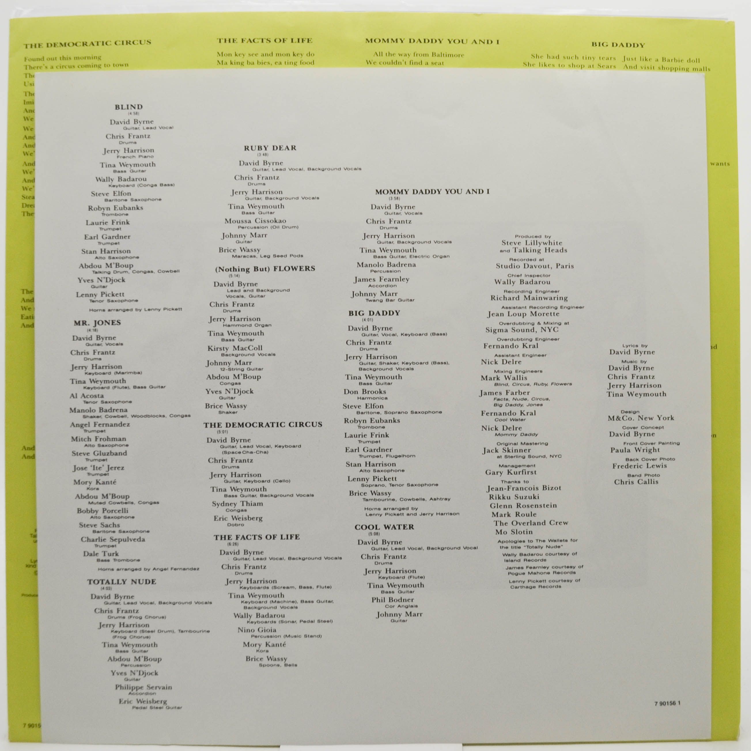 Talking Heads — Naked, 1988