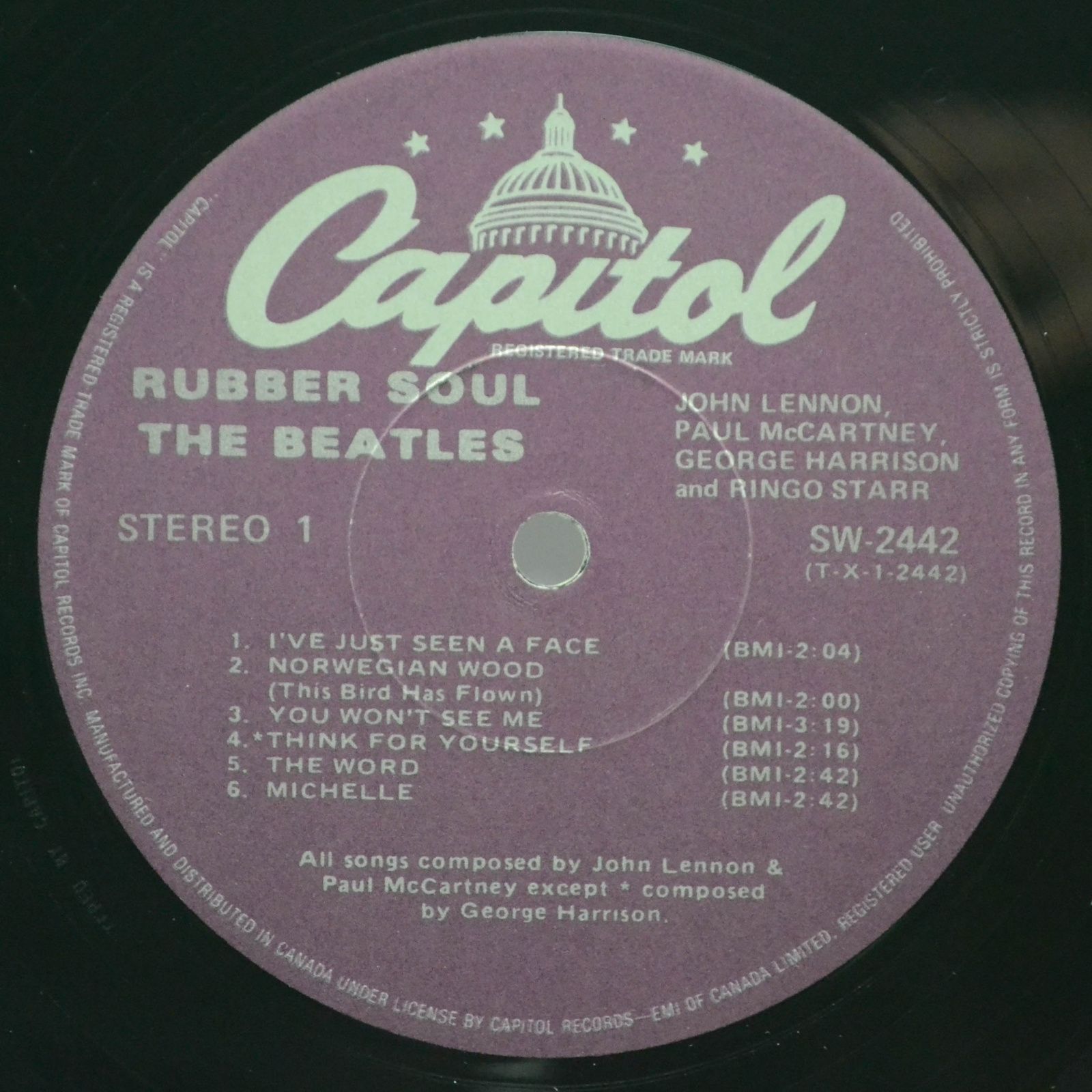 Beatles — Rubber Soul, 1965