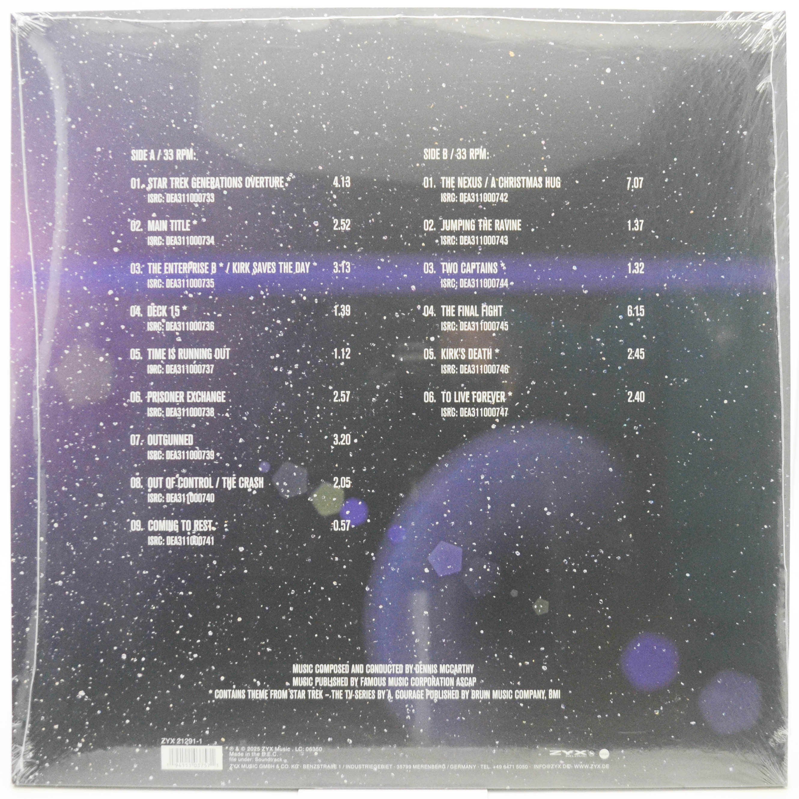 Dennis McCarthy — Star Trek Generations, 2025