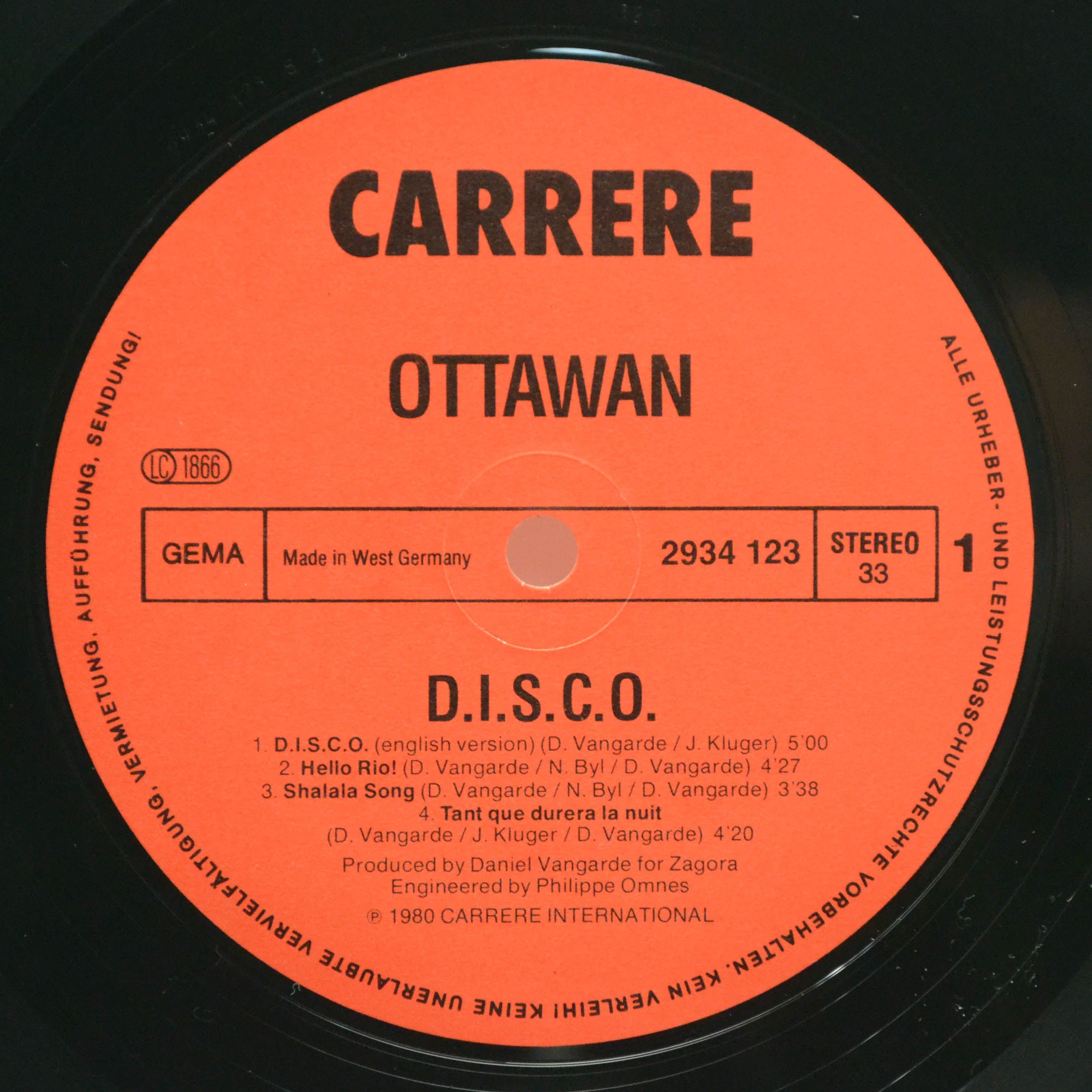 Ottawan — D.I.S.C.O., 1980