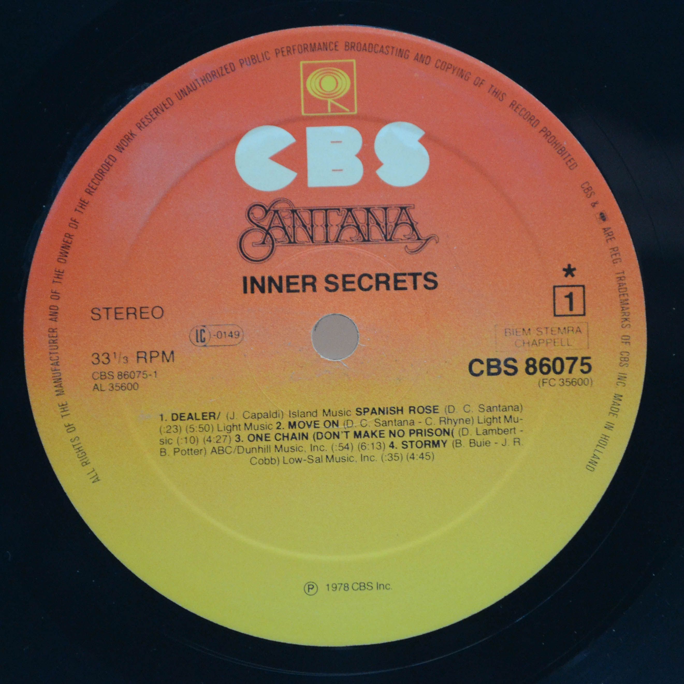 Santana — Inner Secrets, 1978