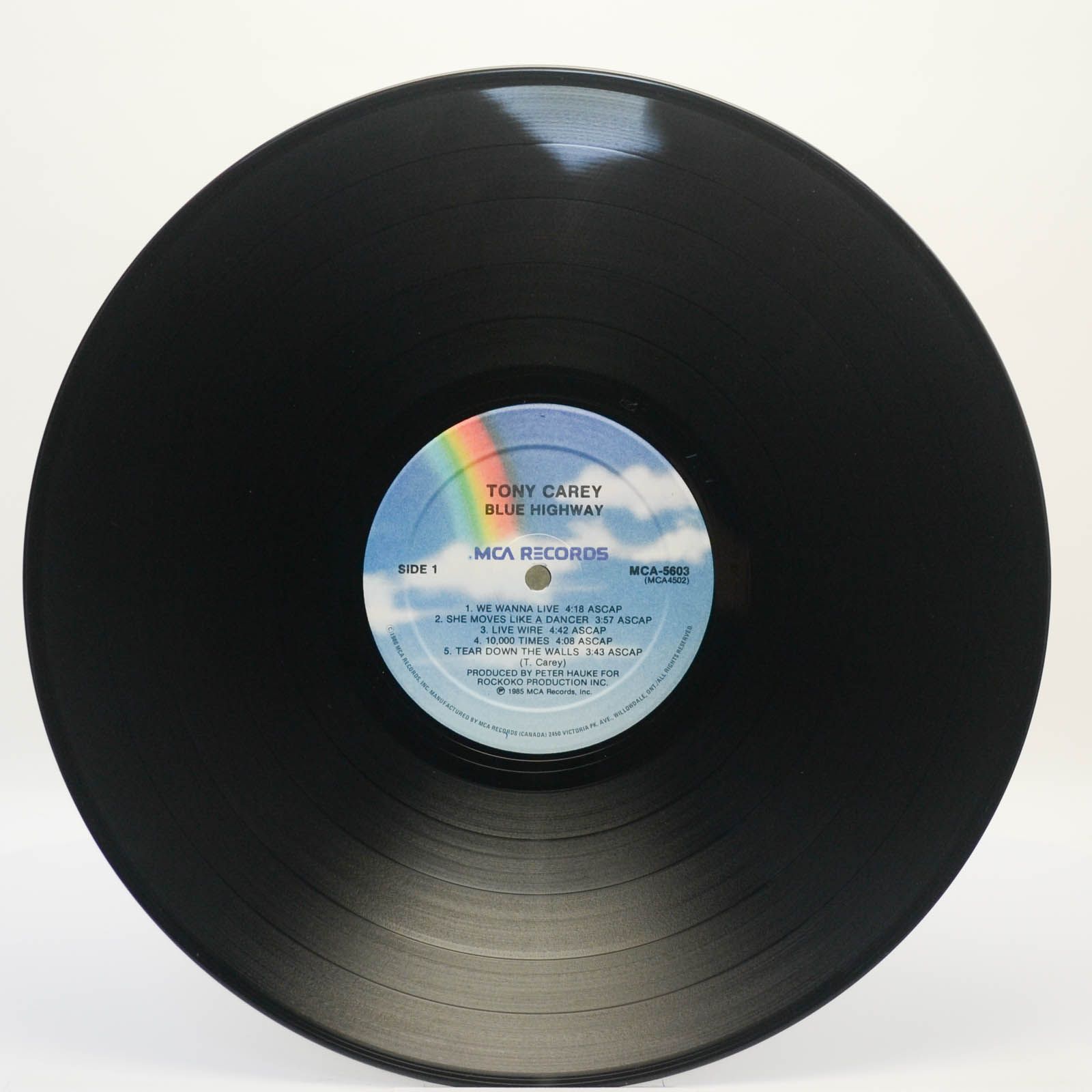 Tony Carey — Blue Highway, 1985