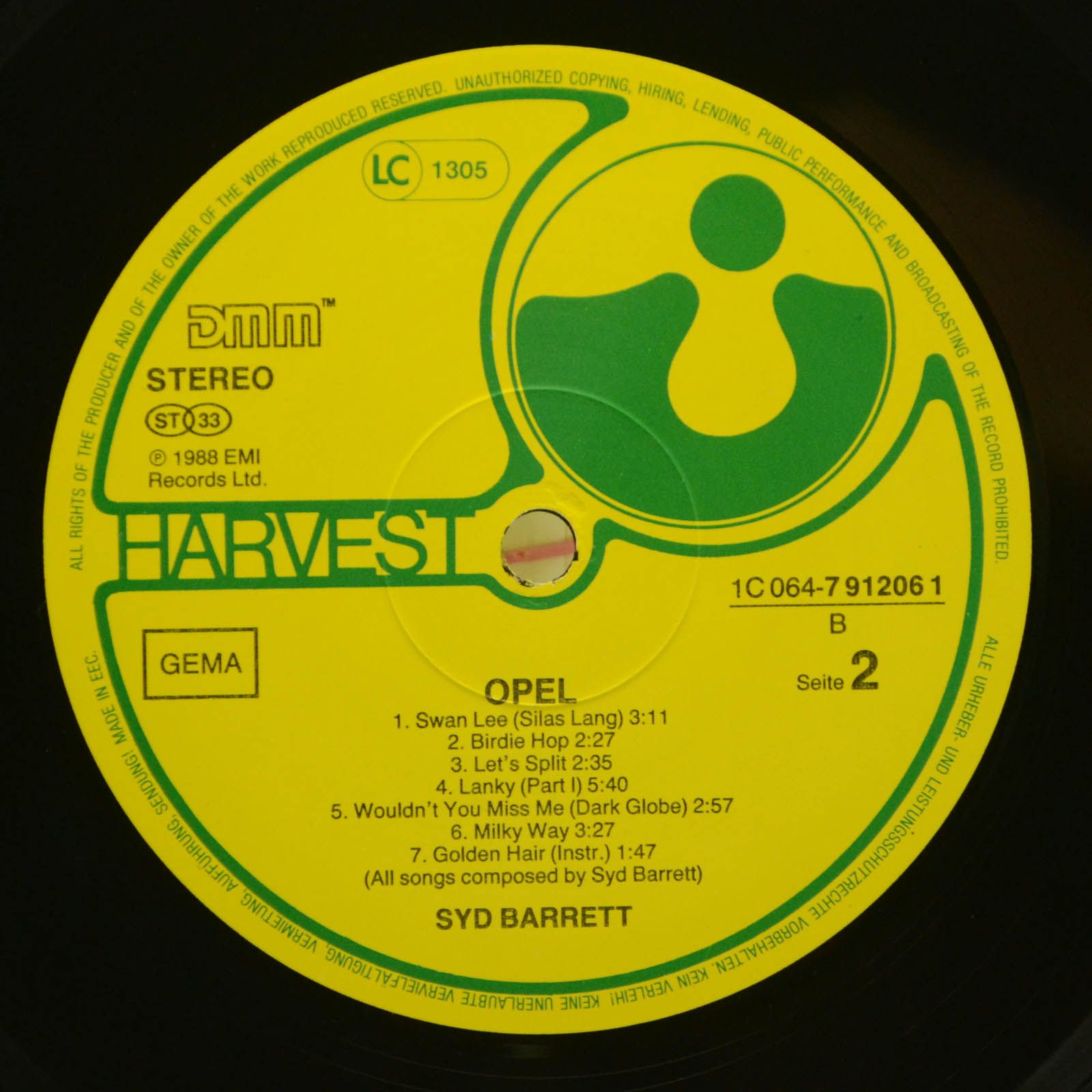 Syd Barrett — Opel, 1988