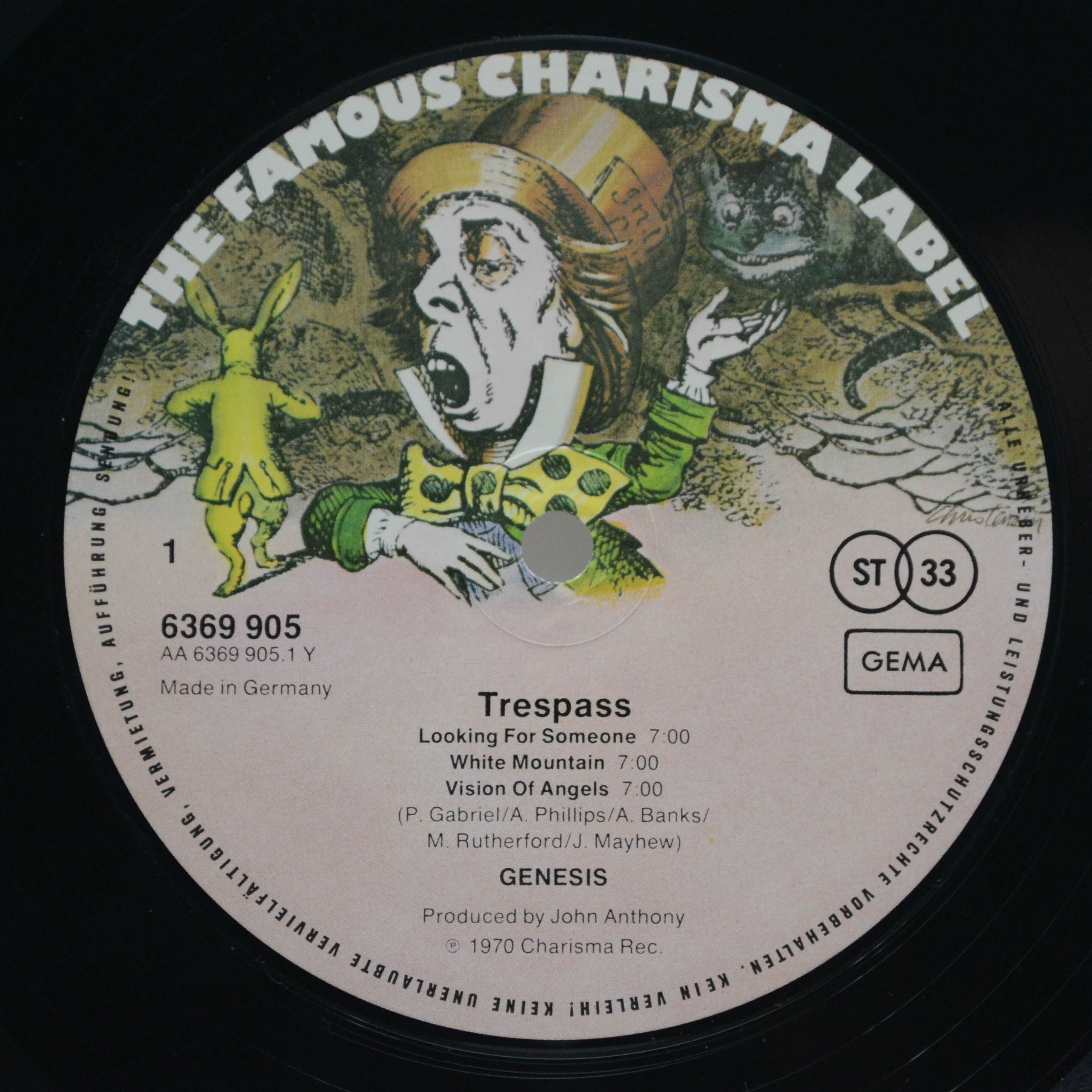Genesis — Trespass, 1970