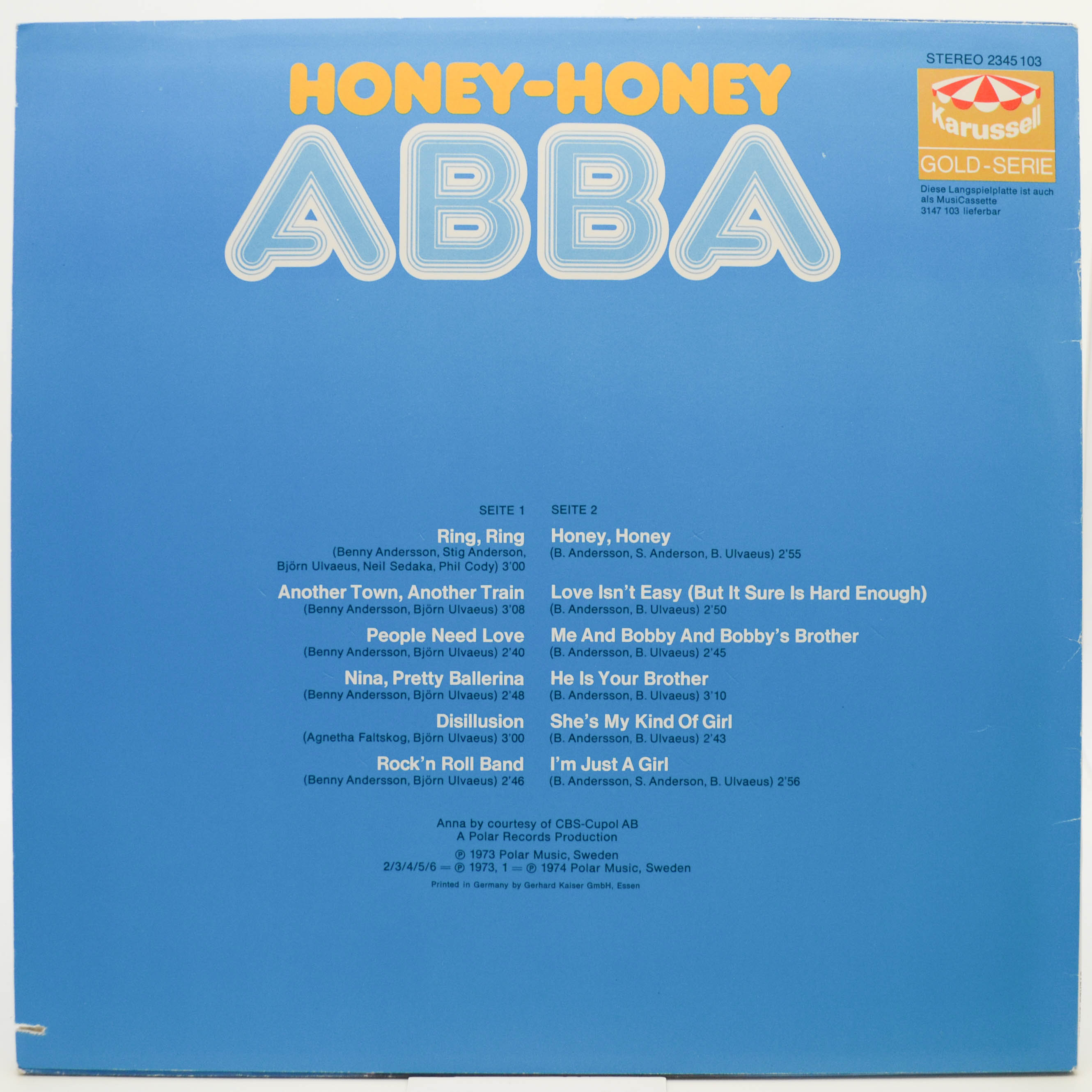 ABBA — Honey-Honey, 1975