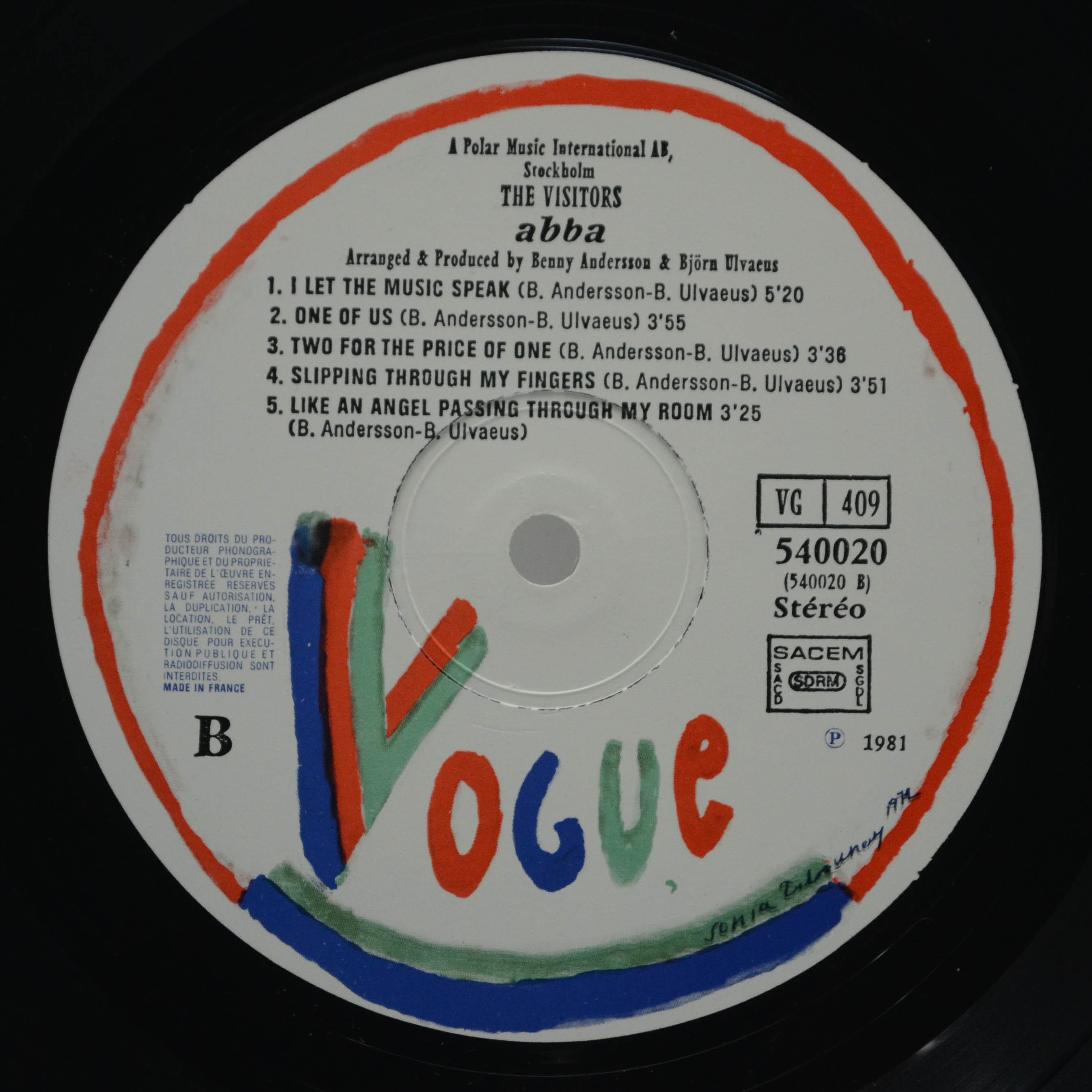 ABBA — The Visitors, 1981