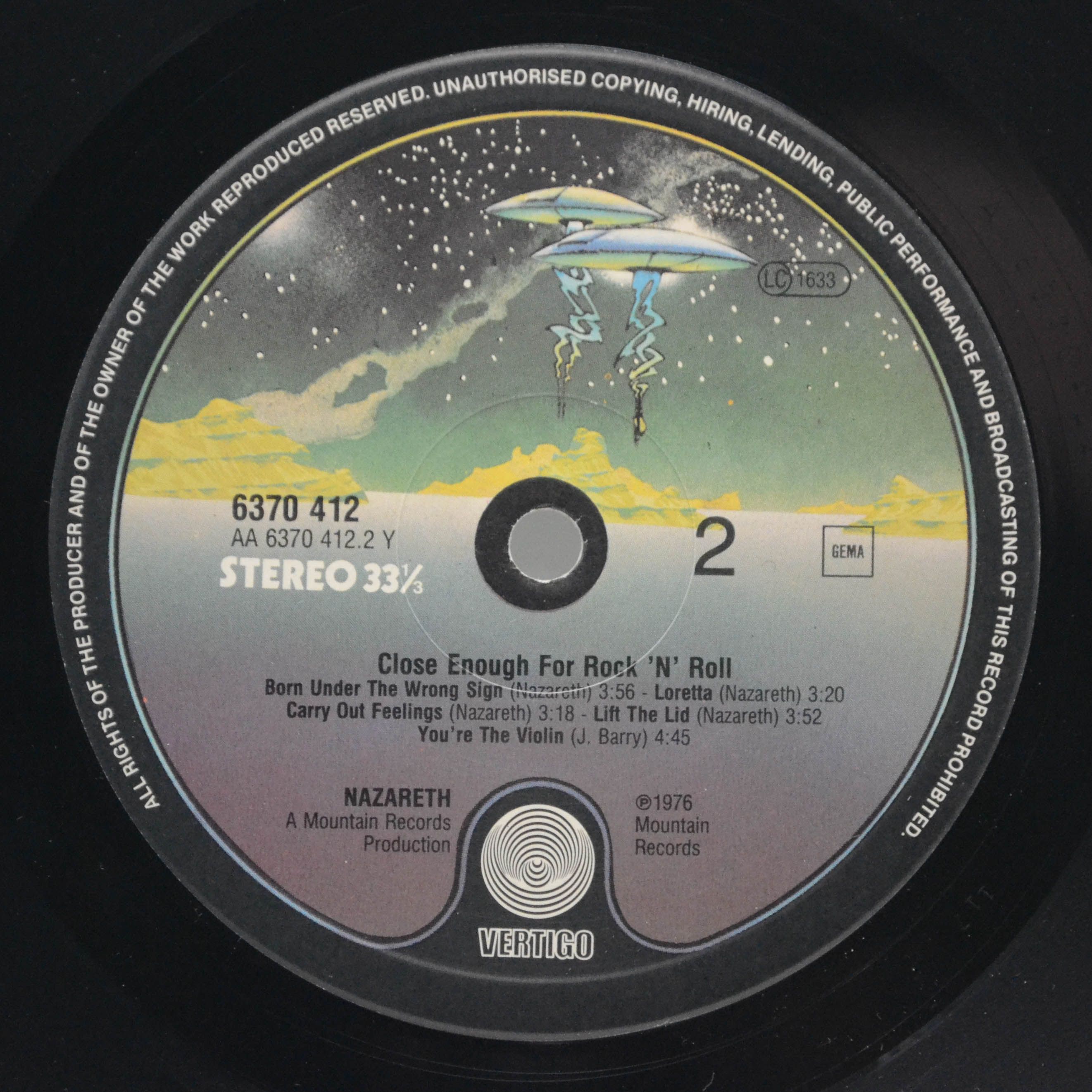 Nazareth — Close Enough For Rock 'N' Roll, 1976