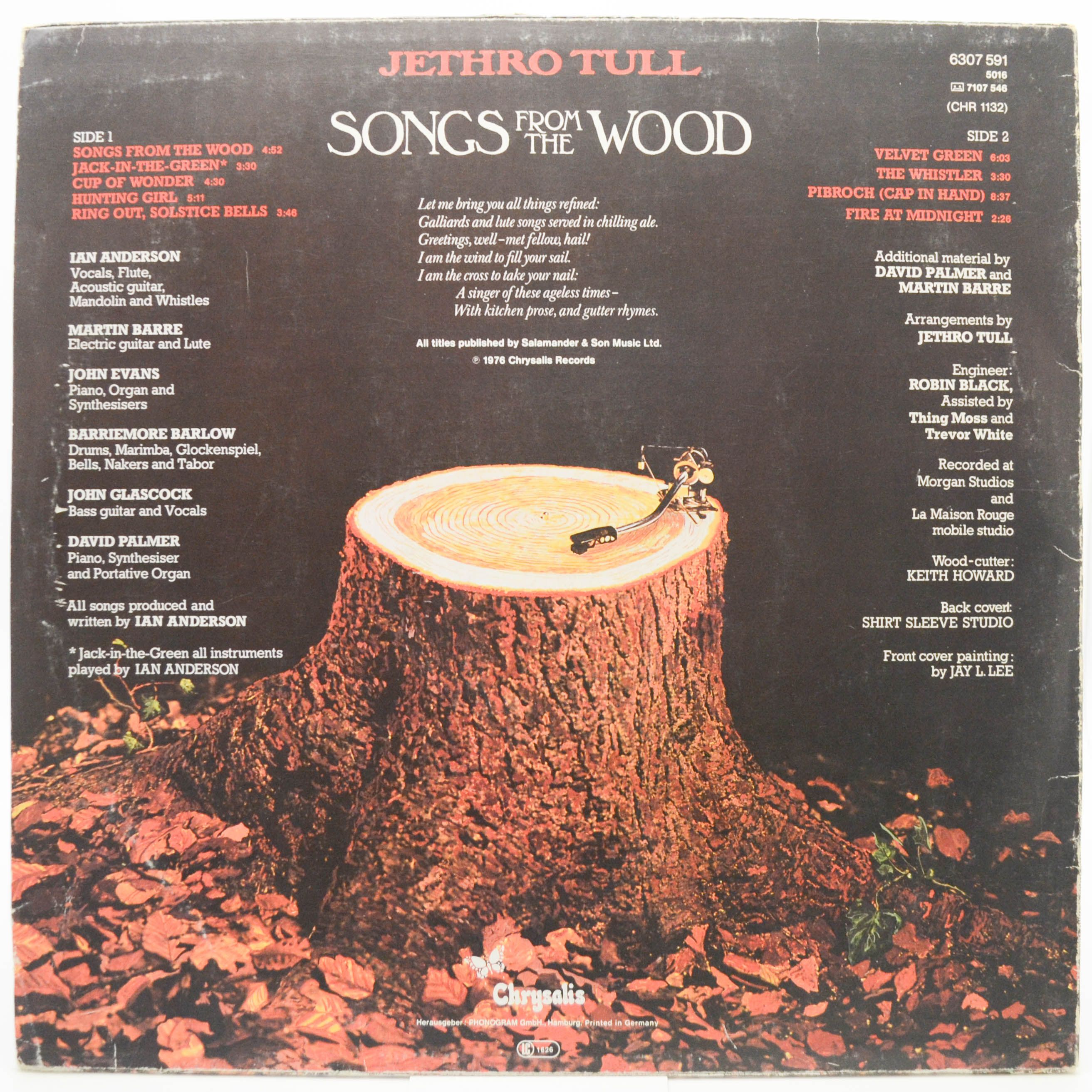 Jethro Tull — Songs From The Wood, 1977