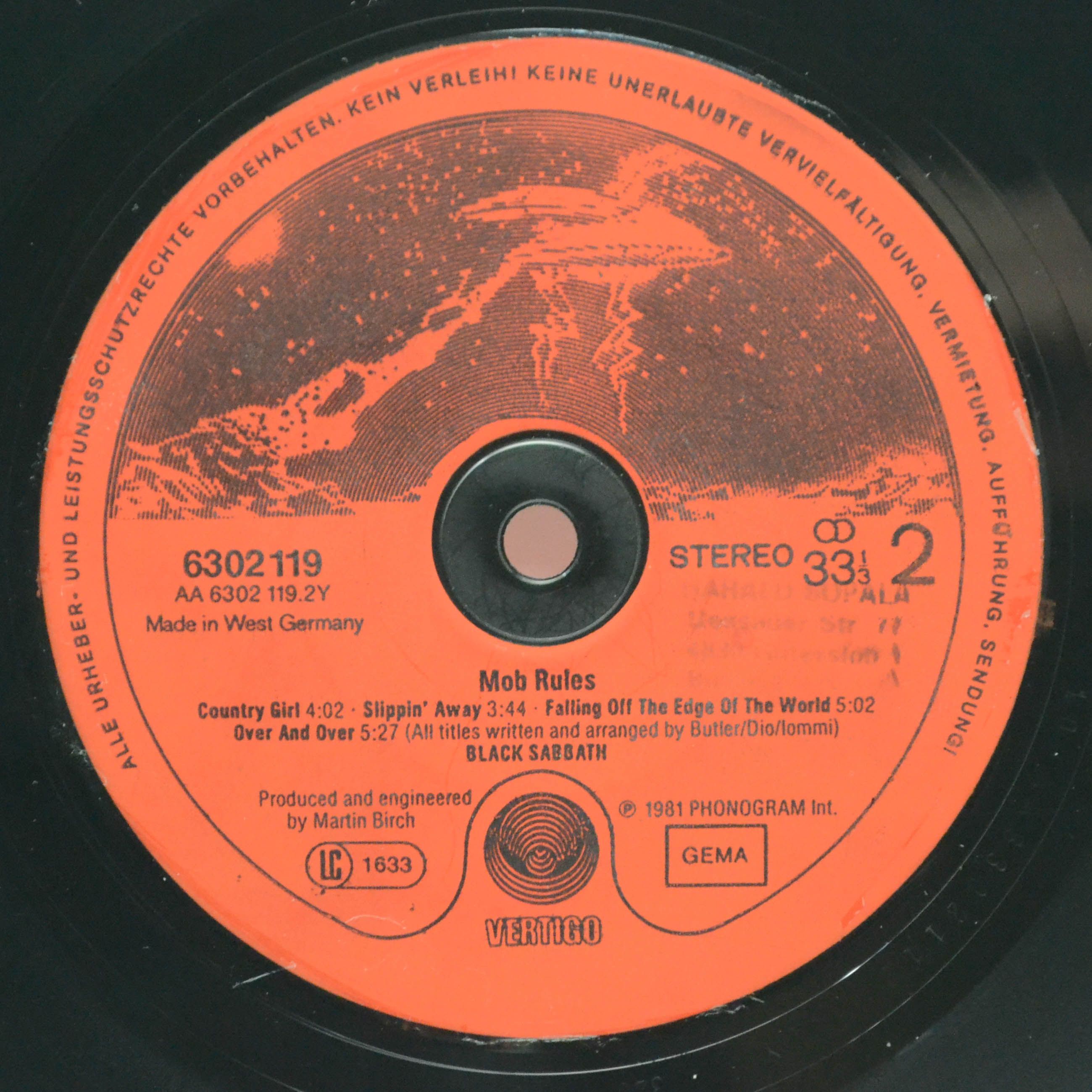 Black Sabbath — Mob Rules, 1981