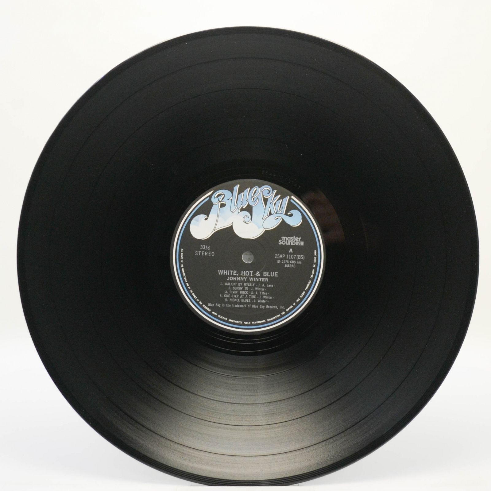 Johnny Winter — White, Hot & Blue, 1978