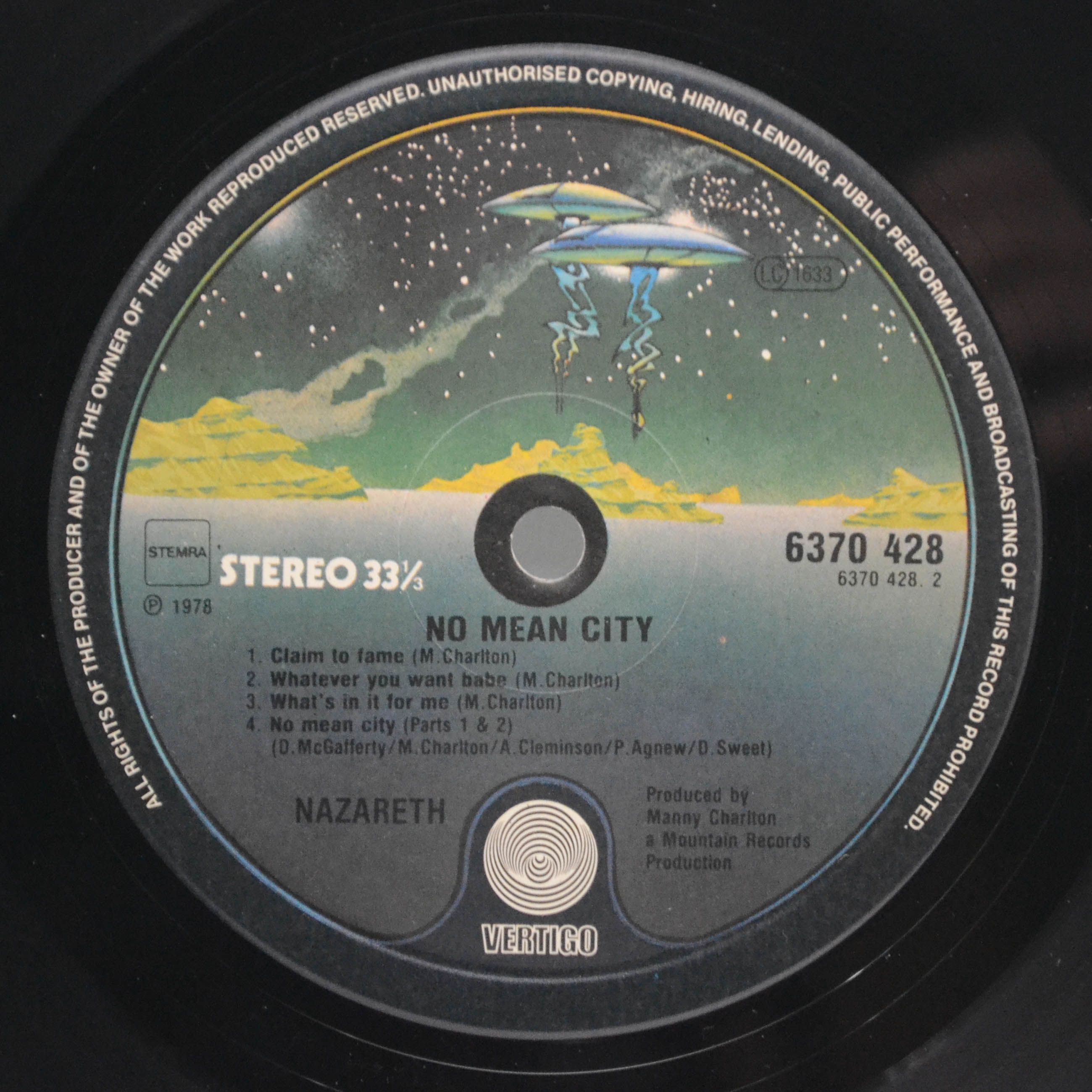 Nazareth — No Mean City, 1978