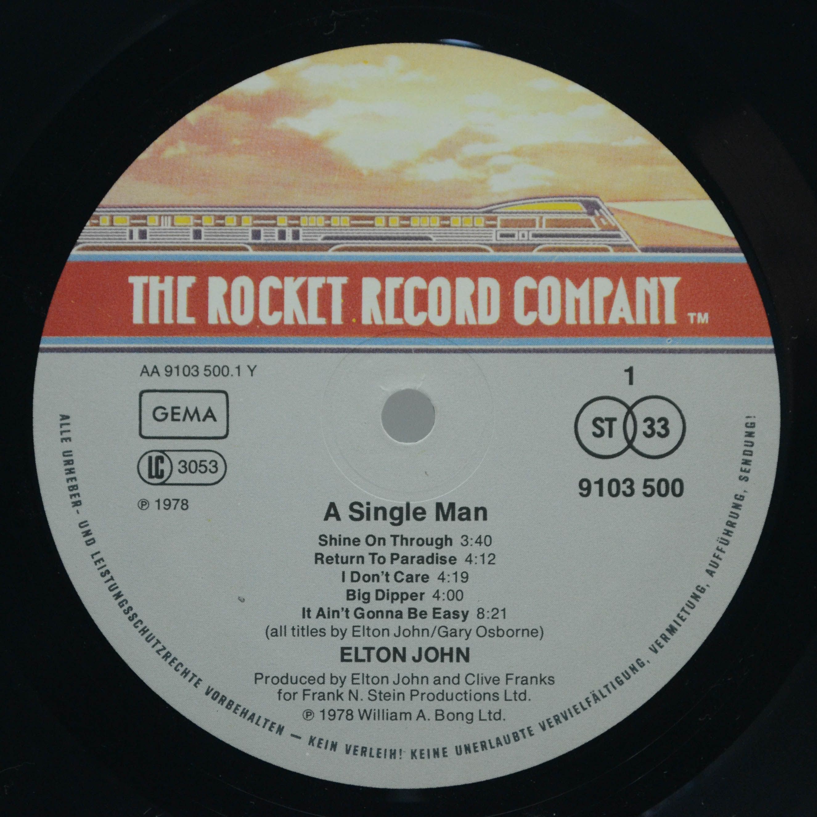 Elton John — A Single Man, 1978