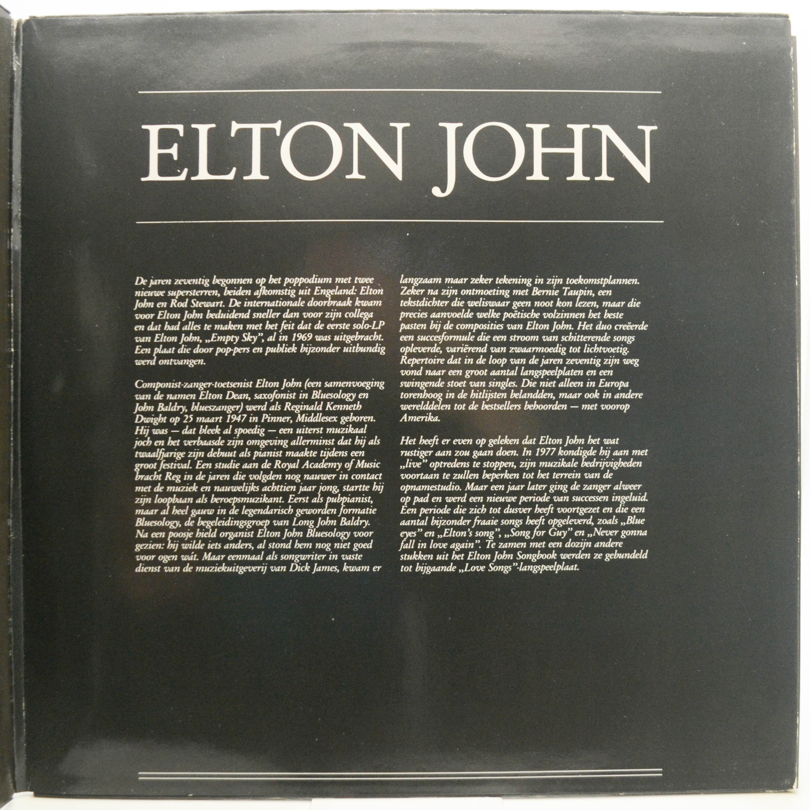 Elton John — Love Songs, 1983