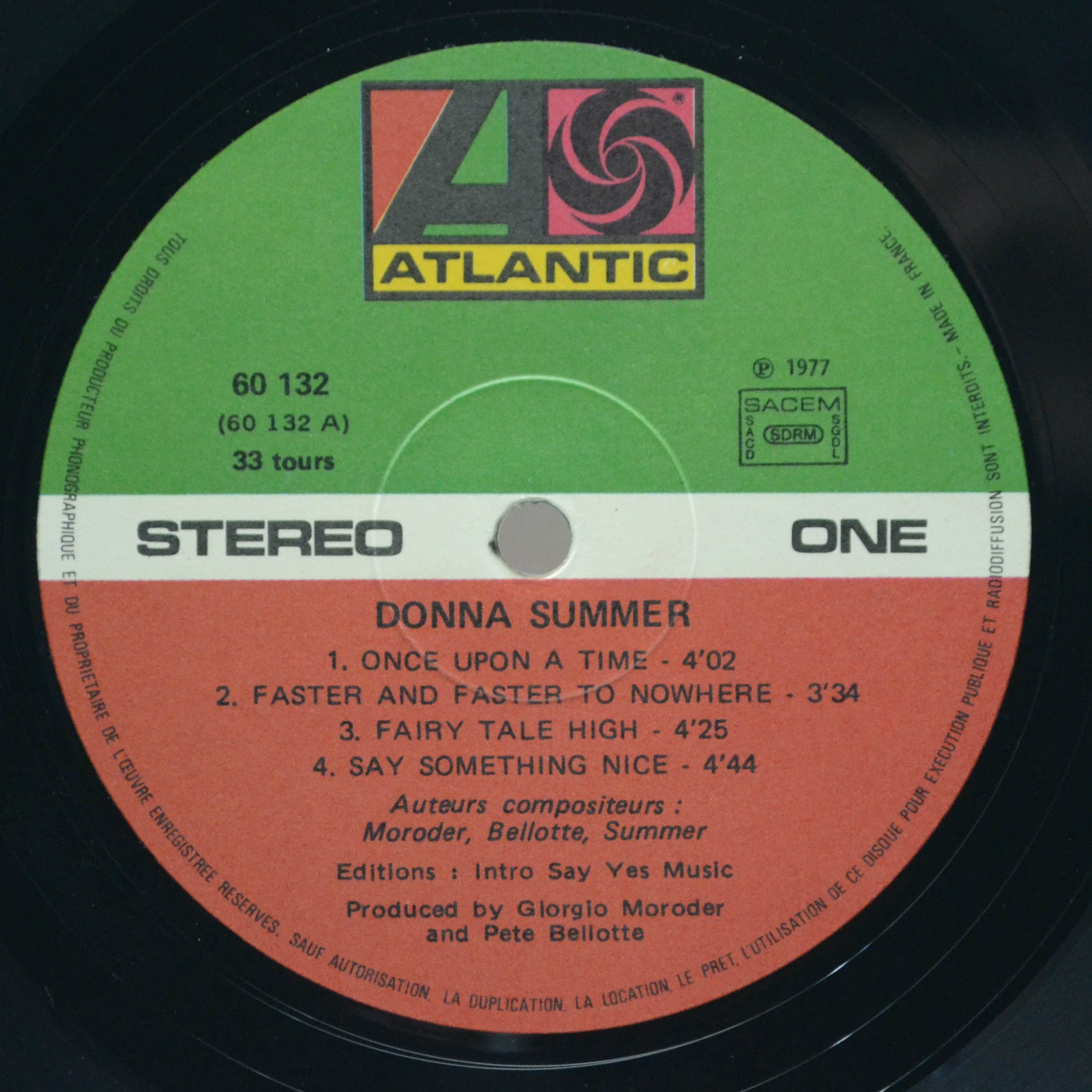 Donna Summer — Once Upon A Time... (2LP), 1977