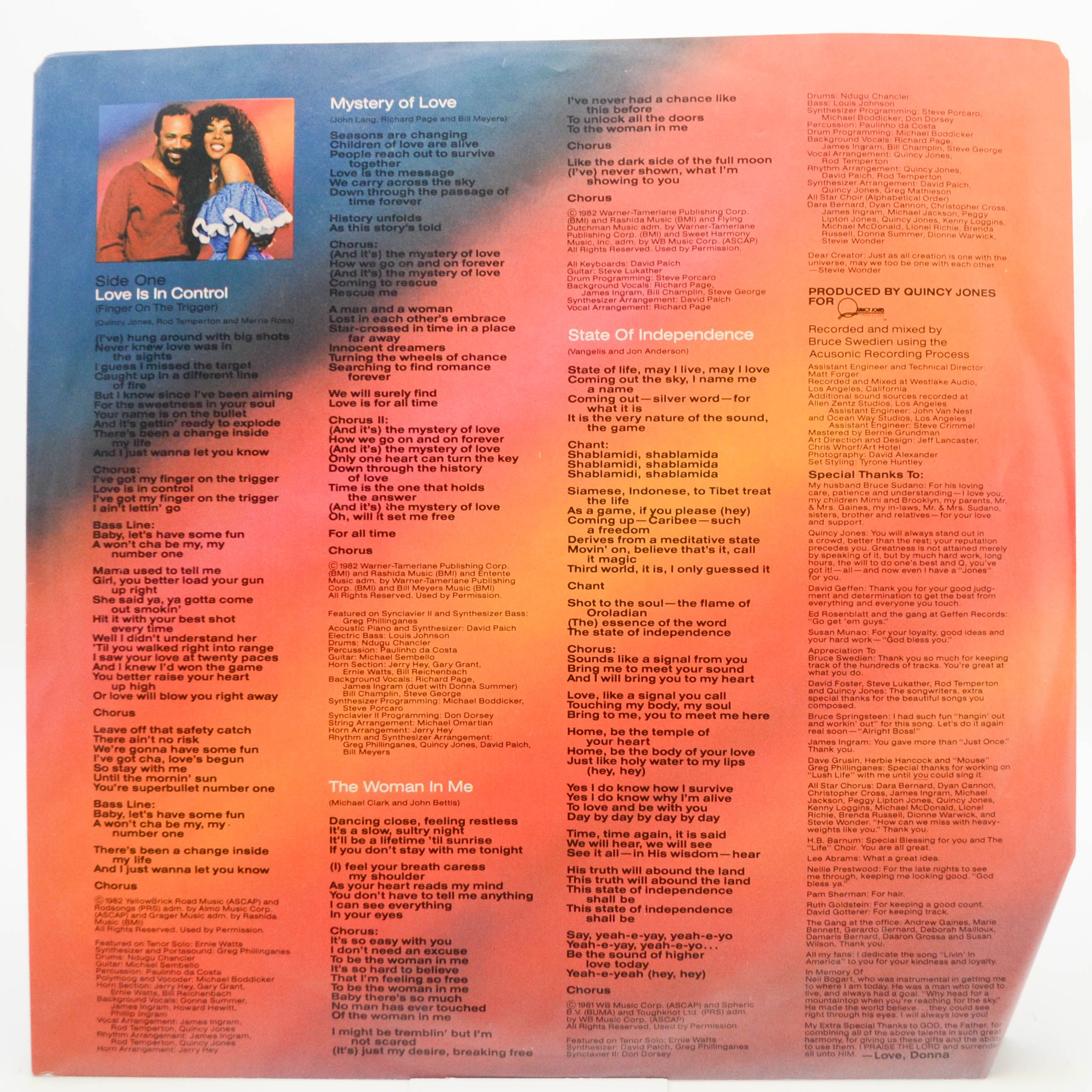 Donna Summer — Donna Summer, 1982