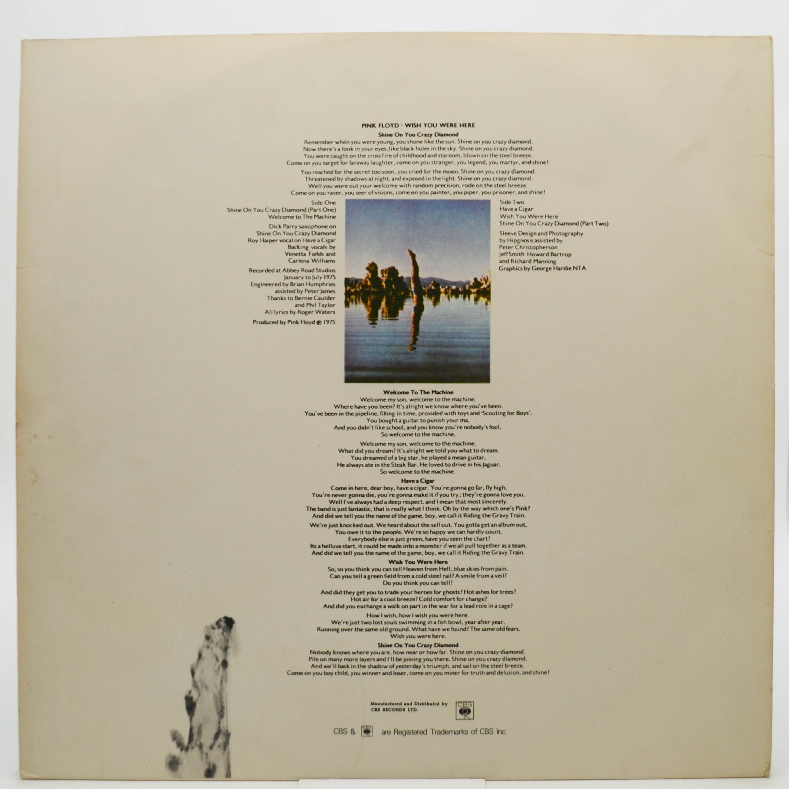 Pink Floyd — Wish You Were Here, 1975