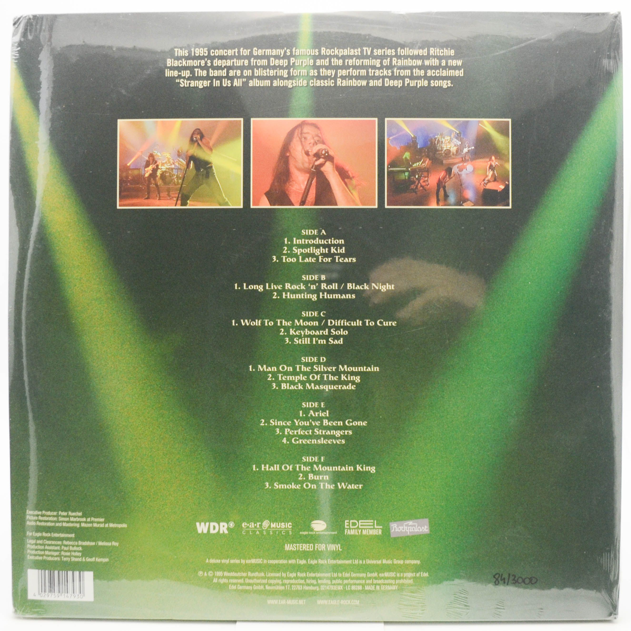 Ritchie Blackmore's Rainbow — Black Masquerade (3LP), 2014