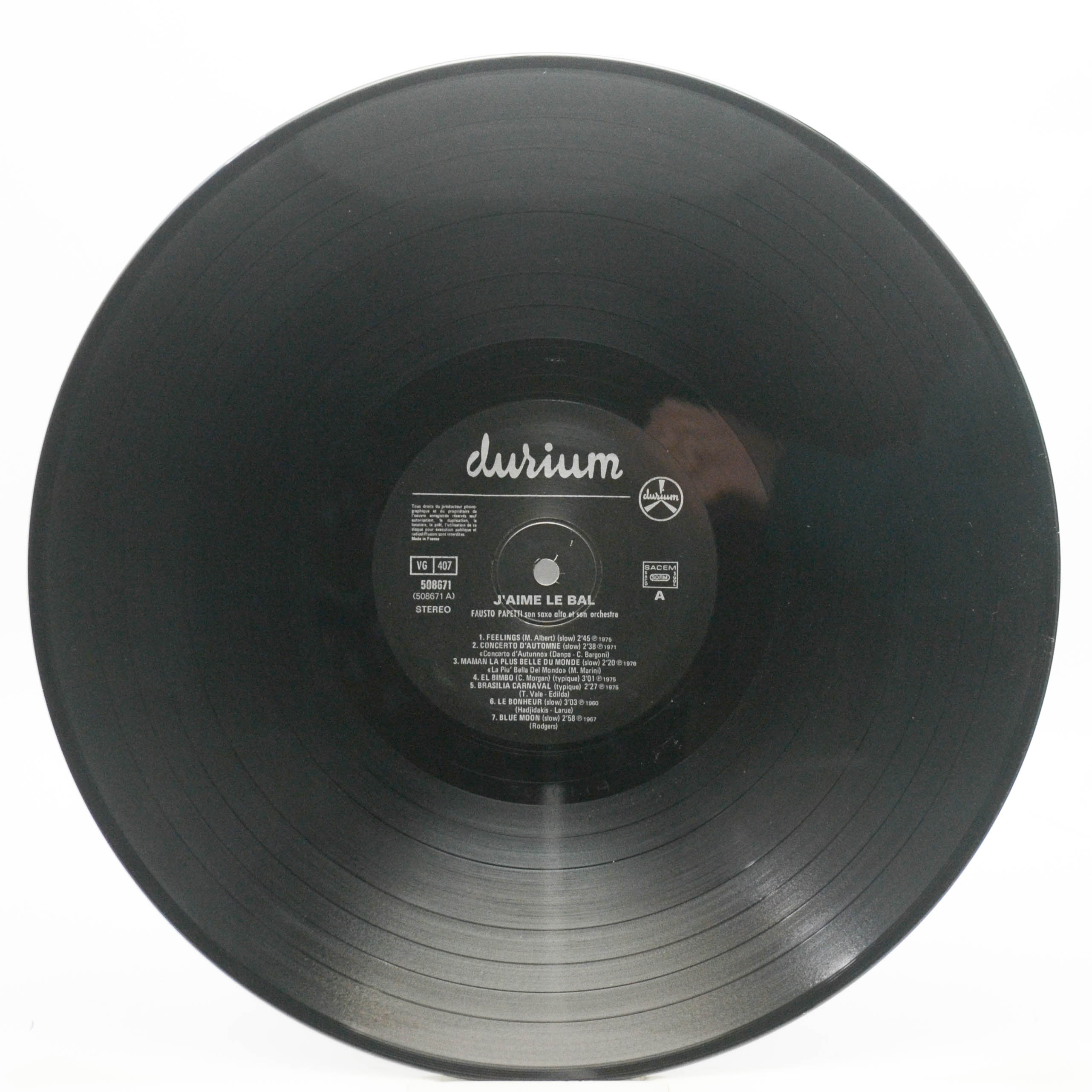 Fausto Papetti — J'❤ Le Bal (Non Stop), 1984