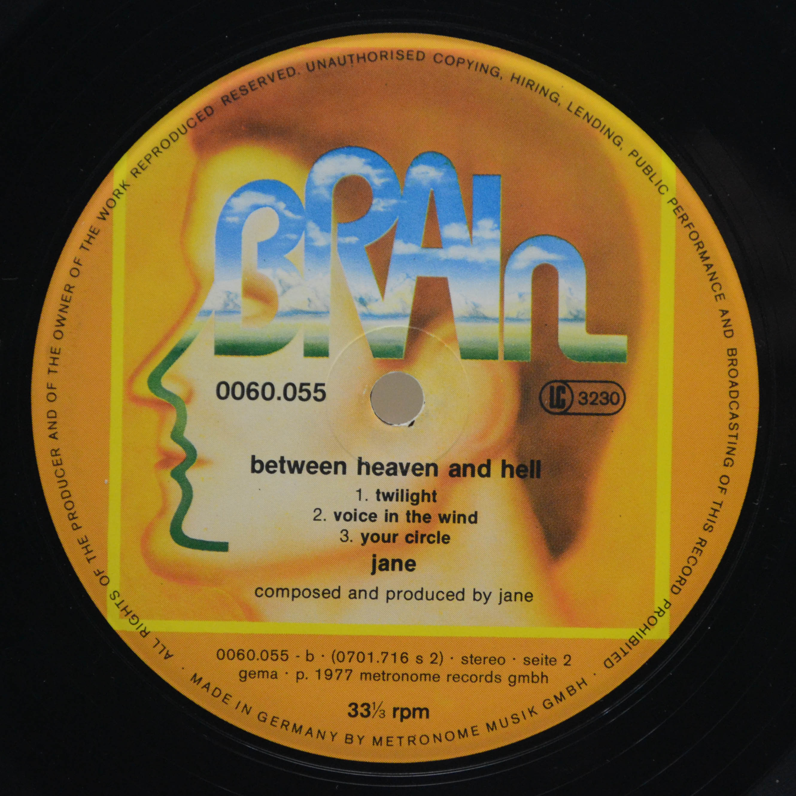 Jane — Between Heaven And Hell, 1977