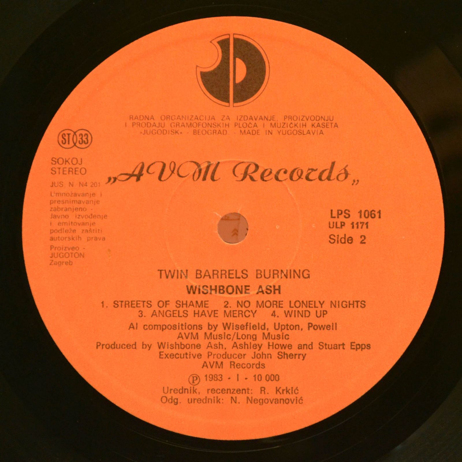 Wishbone Ash — Twin Barrels Burning, 1983